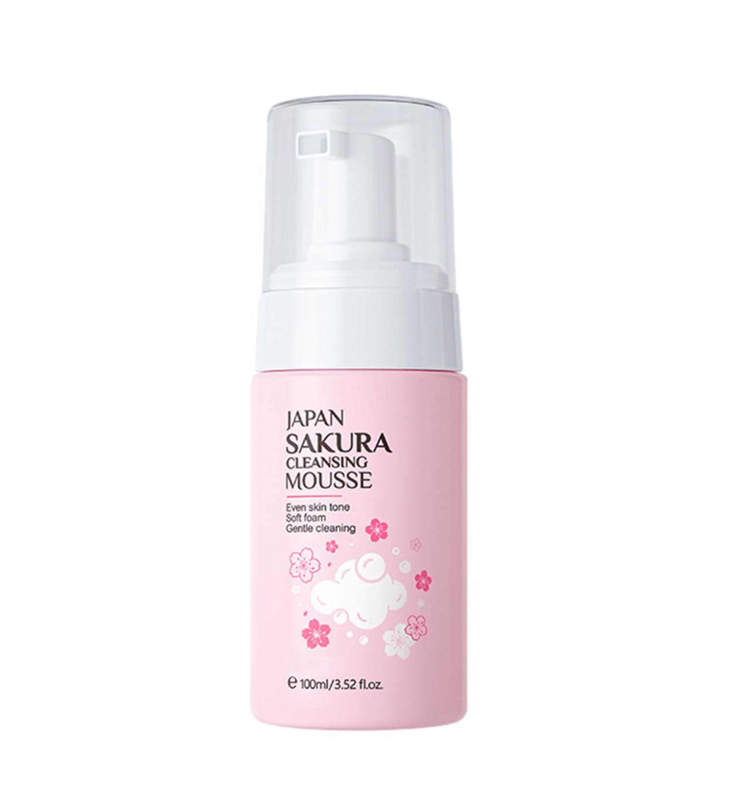 Nettoyant en mousse de cerise - 100 ml - Nettoyant hydratant pour le visage - Pour peau s che - D tachant de maquillage pour dortoir maison voyage voyage d'affaires vacances Cenmoo - Buy Online on GoSupps.com