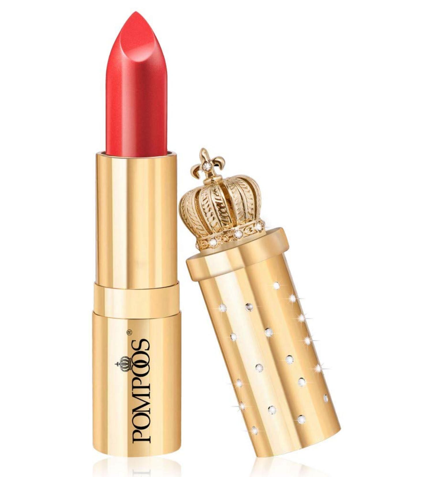 Harald Gl ckler Pomp s Cosmetics Lipstick No. 02 Coral Pink - Rich Orange-Pink Makeup for Beautiful Lips (3g) - International Shipping Available - Buy Online on GoSupps.com