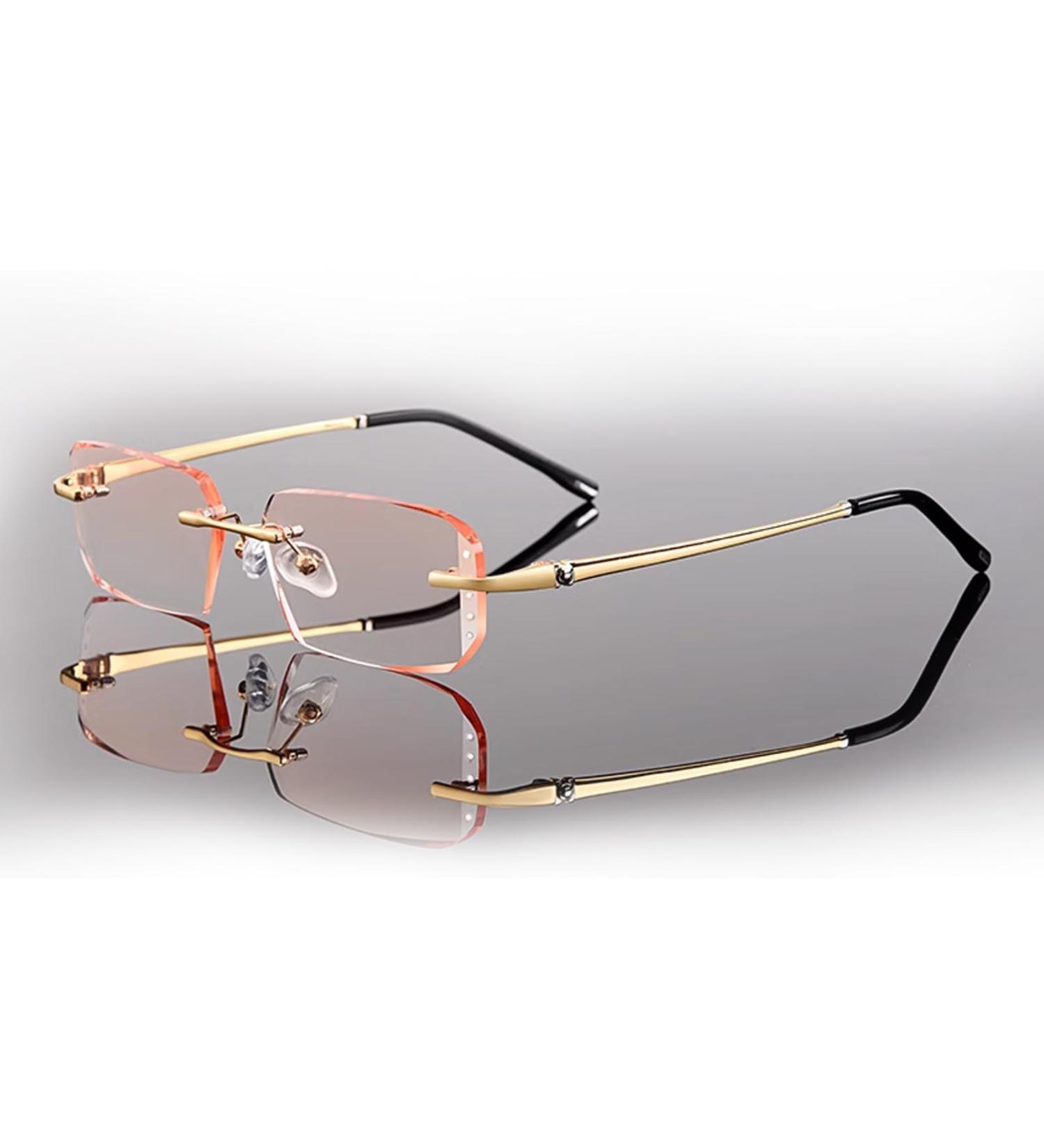 Randless Reading Glasses for Men & Women - Diamond Cut Blue Light Blocking Computer Glasses Flexible TR90 Frame in Teal Size 1.75x - Buy Online on GoSupps.com