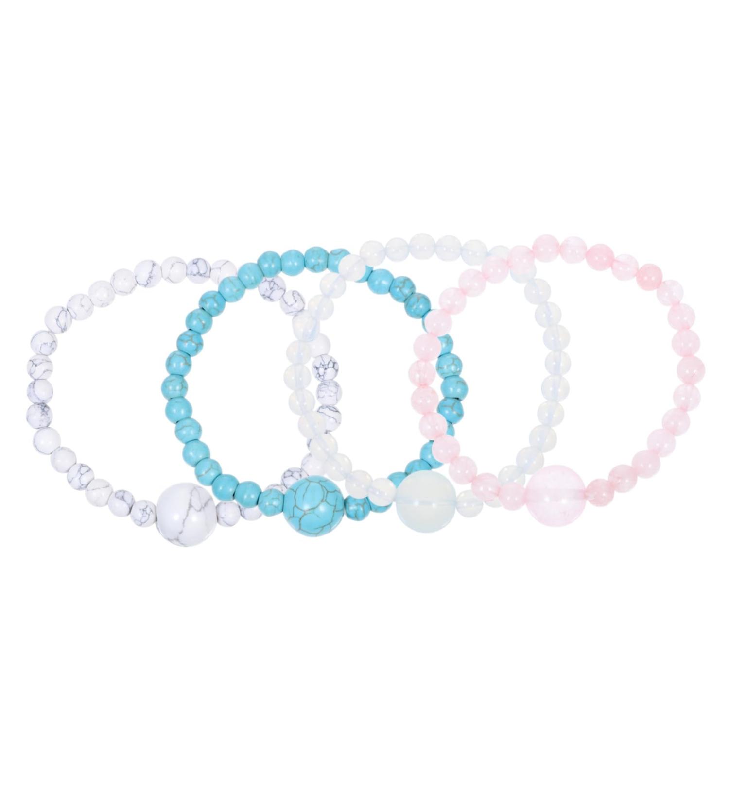 Healeved 4pcs Organic Kelp Anti Motion Sickness Bracelet Set - Adjustable Acupressure Sea Bands for Nausea Relief - Travel Essential - Buy Online on GoSupps.com