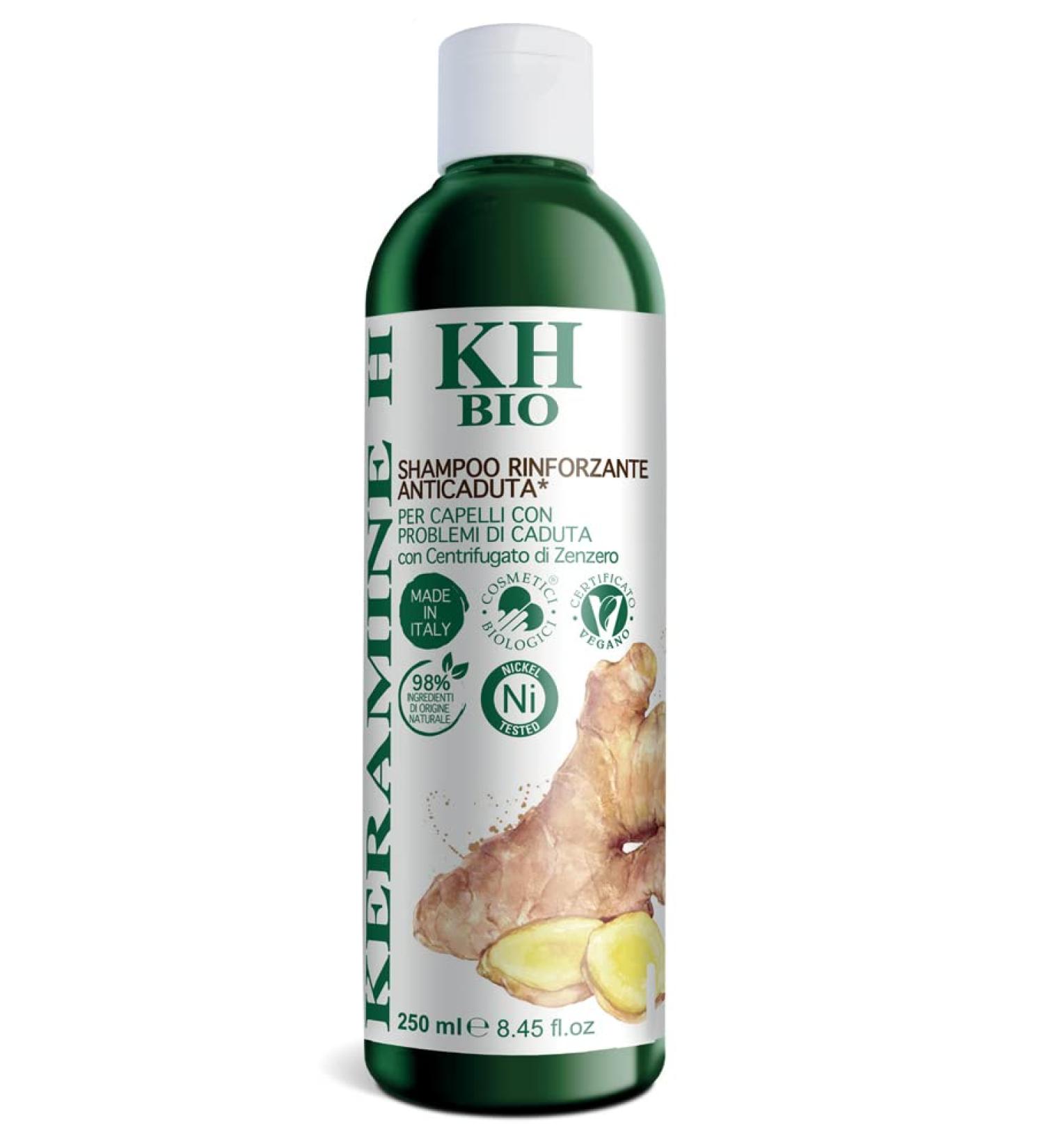  Keramine H Keramine H Organic Anti-Hair Loss Strengthening Shampoo 250 ml - Buy Online on GoSupps.com