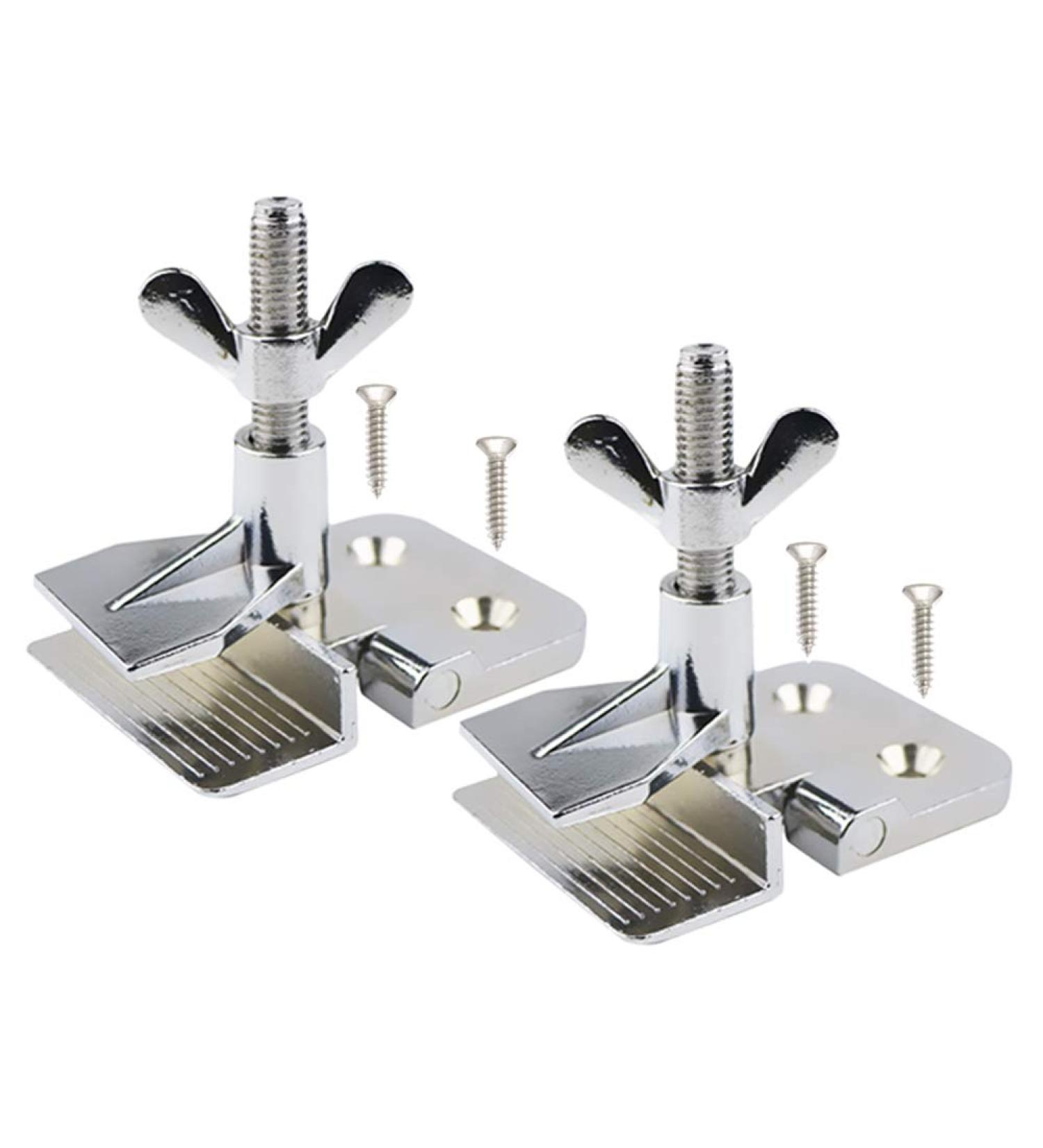 2 Pcs Silk Screen Printing Hinge Clamps - DIY Tool for Fixing Mesh on Frame Machine | 4 Screws Included - Buy Online on GoSupps.com