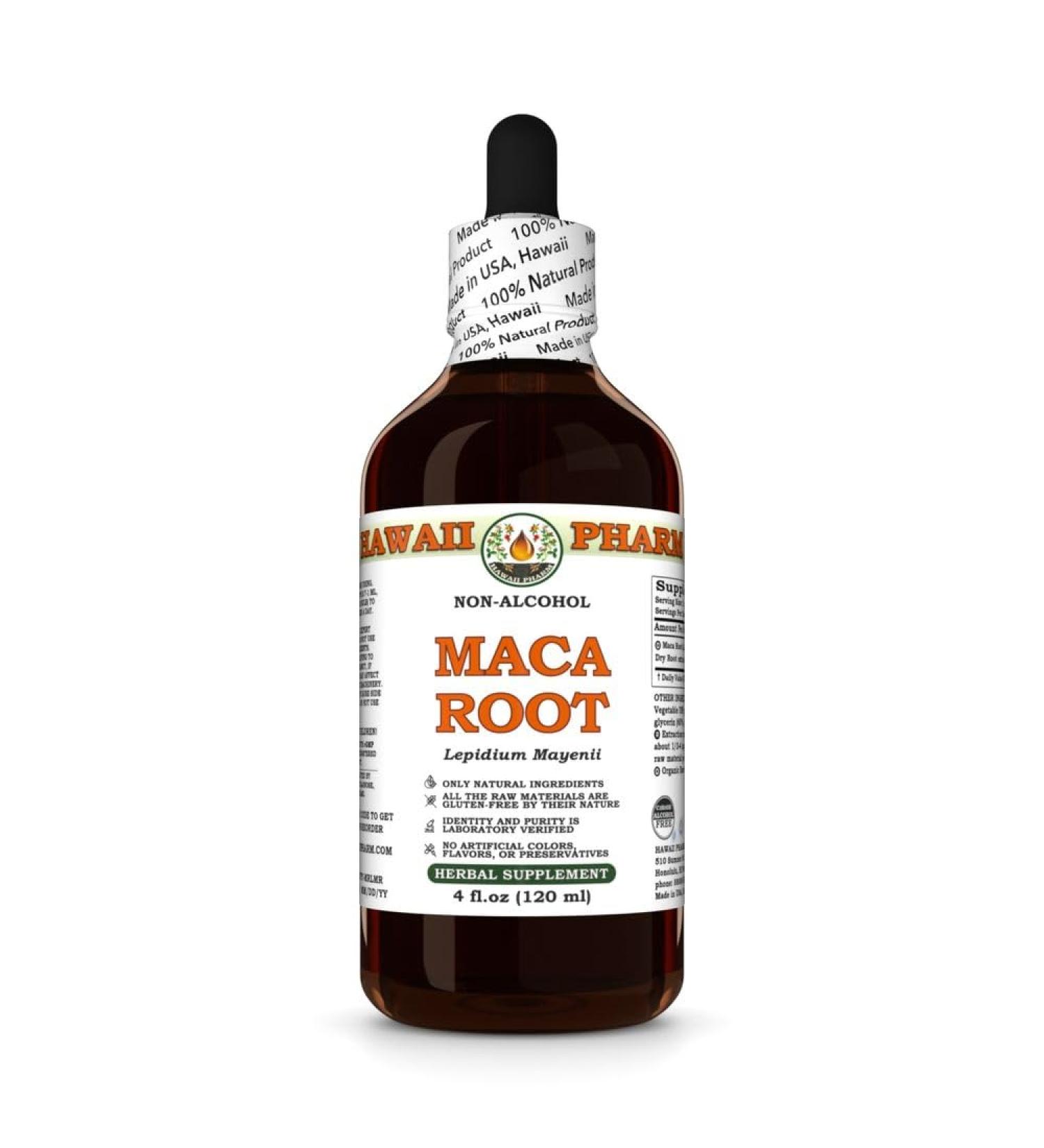 Maca Root Alcohol-Free Extract Glycerite for Natural Energy Enhances Vitality and Passion Supports Emotional Balance Maintains Comfort During Female Changes - 4 fl.oz 4 Fl Oz (Pack of 1) - Buy Online on GoSupps.com