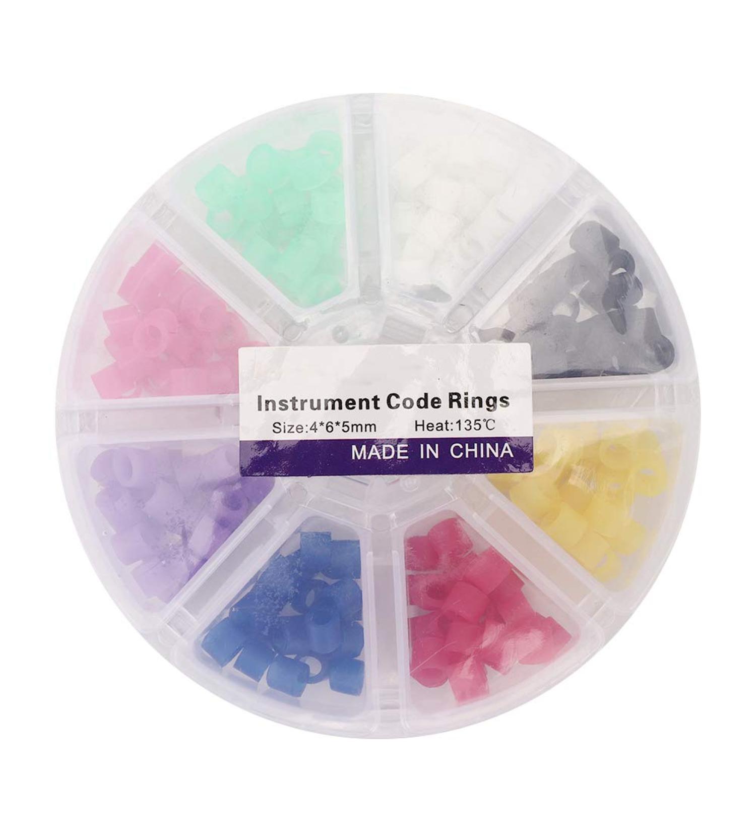 Multicolored Silicone Code Rings - 160 Universal Autoclavable Orthodontic Accessories for Dental Clinics - Buy Online on GoSupps.com