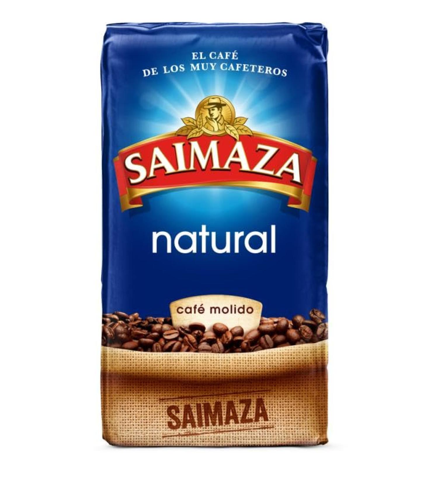 Caf Moulu Naturel Saimaza 250 g Pack de 2 | Caf Torr fi Aromatique pour Cafeti re