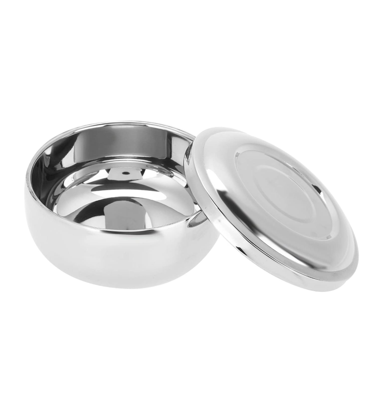 Stainless Steel Shaving Soap Peel for Men | Classic Design Portable for Home & Travel - Buy Online on GoSupps.com