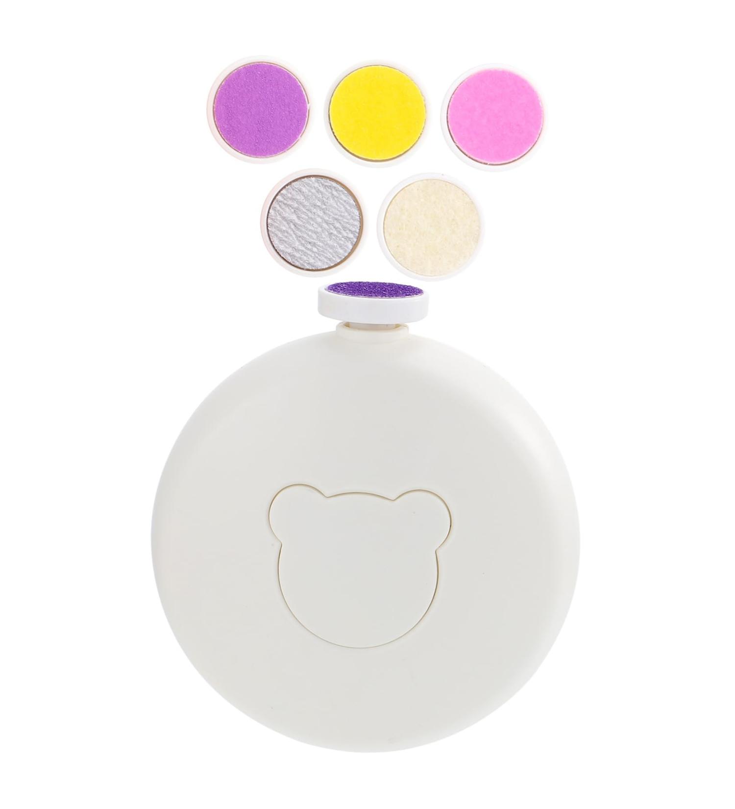 IWOWHERO 1 Set Nail Grinder Safe Nail Trimming Tool Adults Nail Care Polishing Tool Safe Nail Polishing Accessory Pedicure Tool Nail Trimmer Safe Adults Nail Kit Electric Nail Trimmer 7X7X3CM White - Buy Online on GoSupps.com