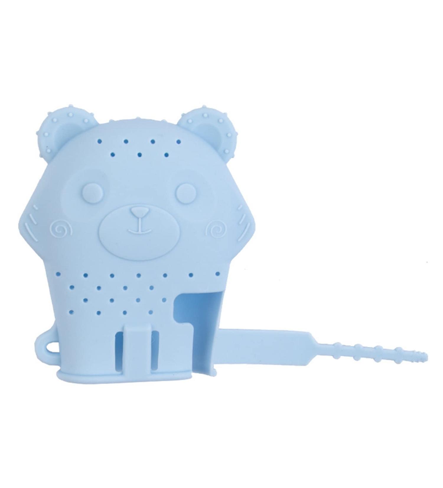 Niceram Bear Silicone Bite Gloves | Self-Calming Teething Relief for Infants | Anti-Drop Design with Adjustable Straps - Buy Online on GoSupps.com