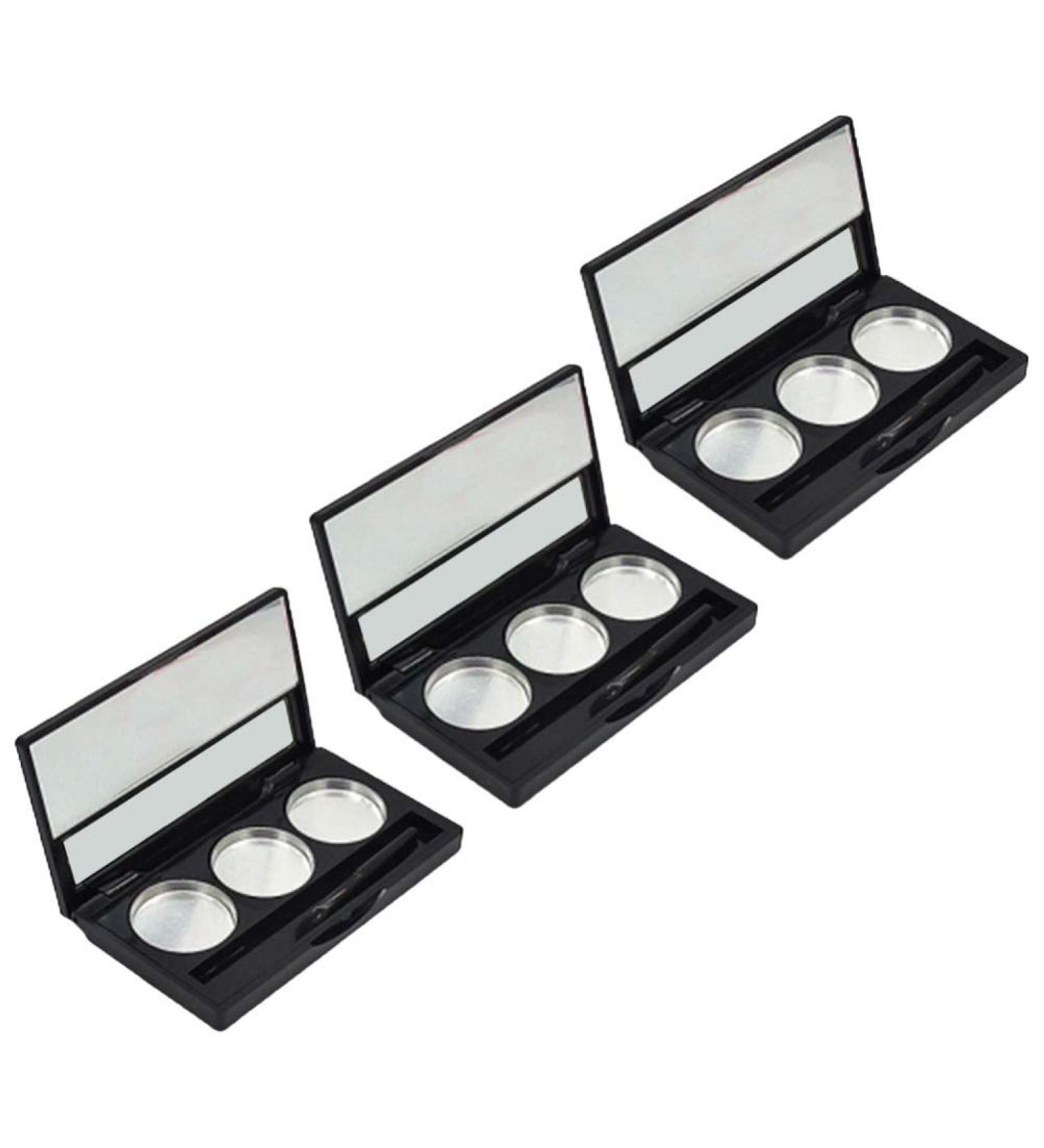 Beaupretty 3 Series Empty Eyeshadow & Lipstick Palette - Refillable Travel Organizer Magnetic Plastic Makeup Box for International Shipping - Buy Online on GoSupps.com