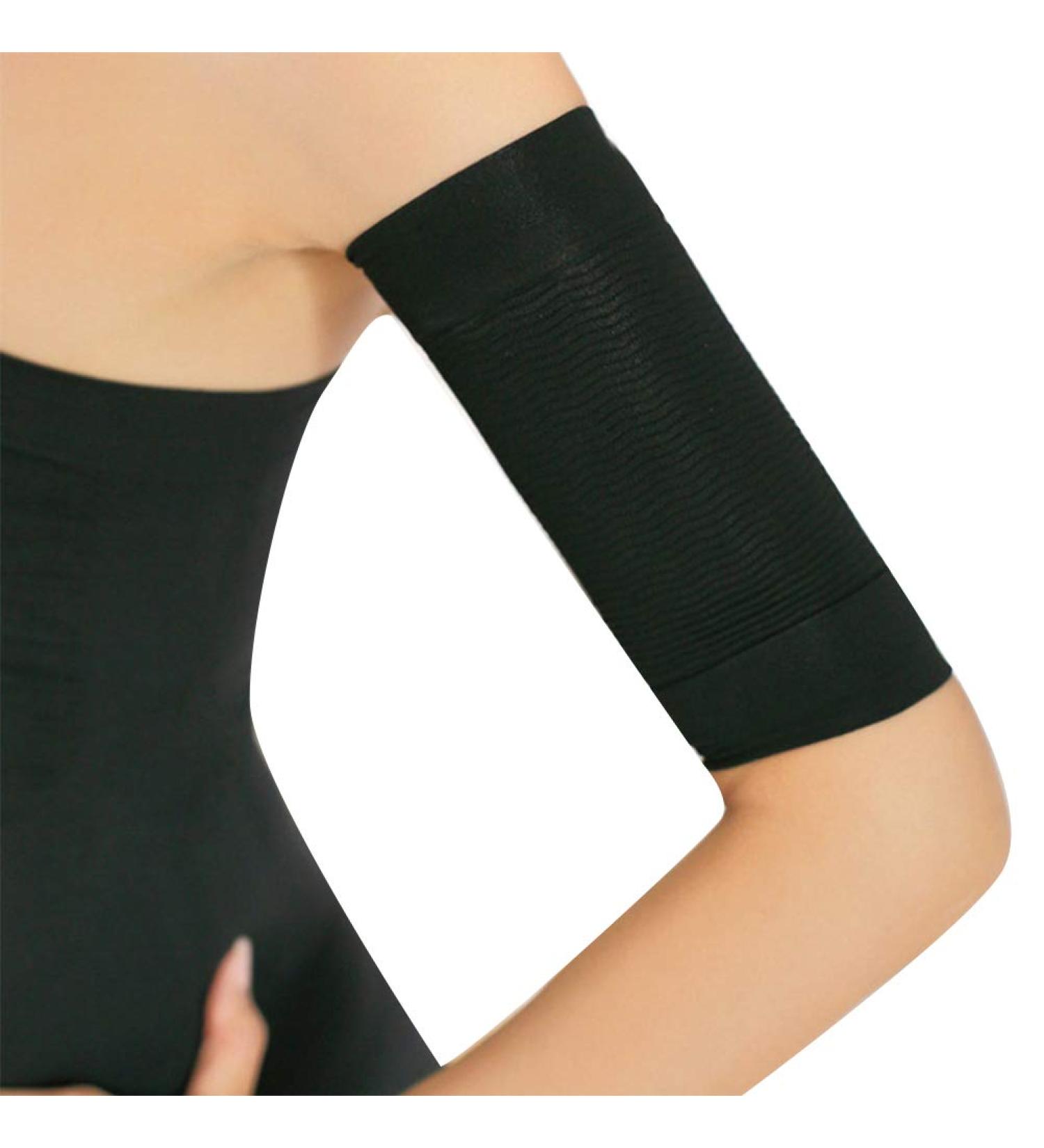 1 Pair Upper Arm Shaper Wrap Arm Slimming Shaper Wrap Strong Adhesion Pre Workout for Women (Black) - Buy Online on GoSupps.com