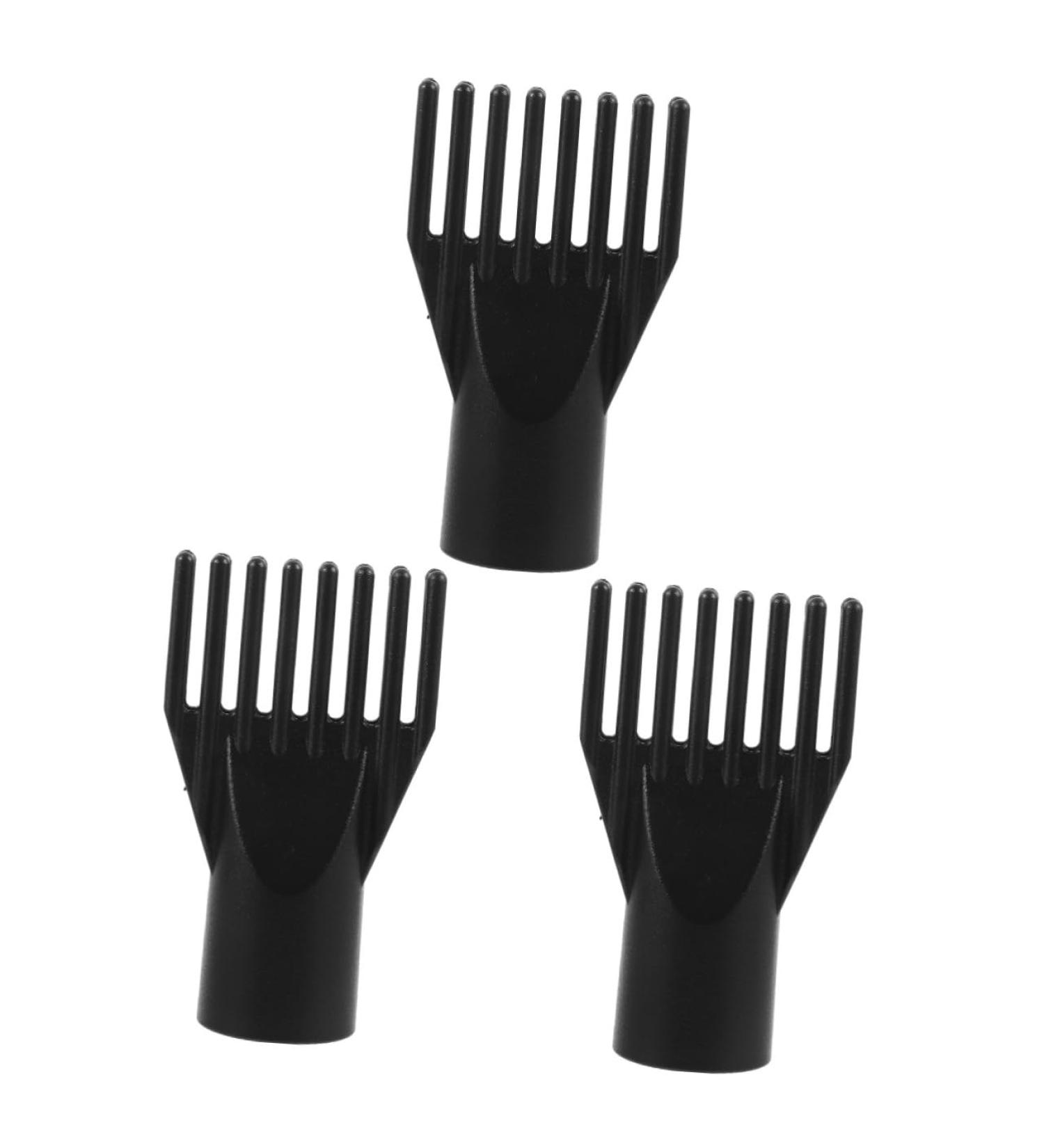 Hemoton 3pcs Pet Water Blower Hair Dryer Hair Styling Nozzle Blower Comb Dryer Comb Modeling 12.00X7.00X4.00CMx3pcs Blackx3pcs - Buy Online on GoSupps.com