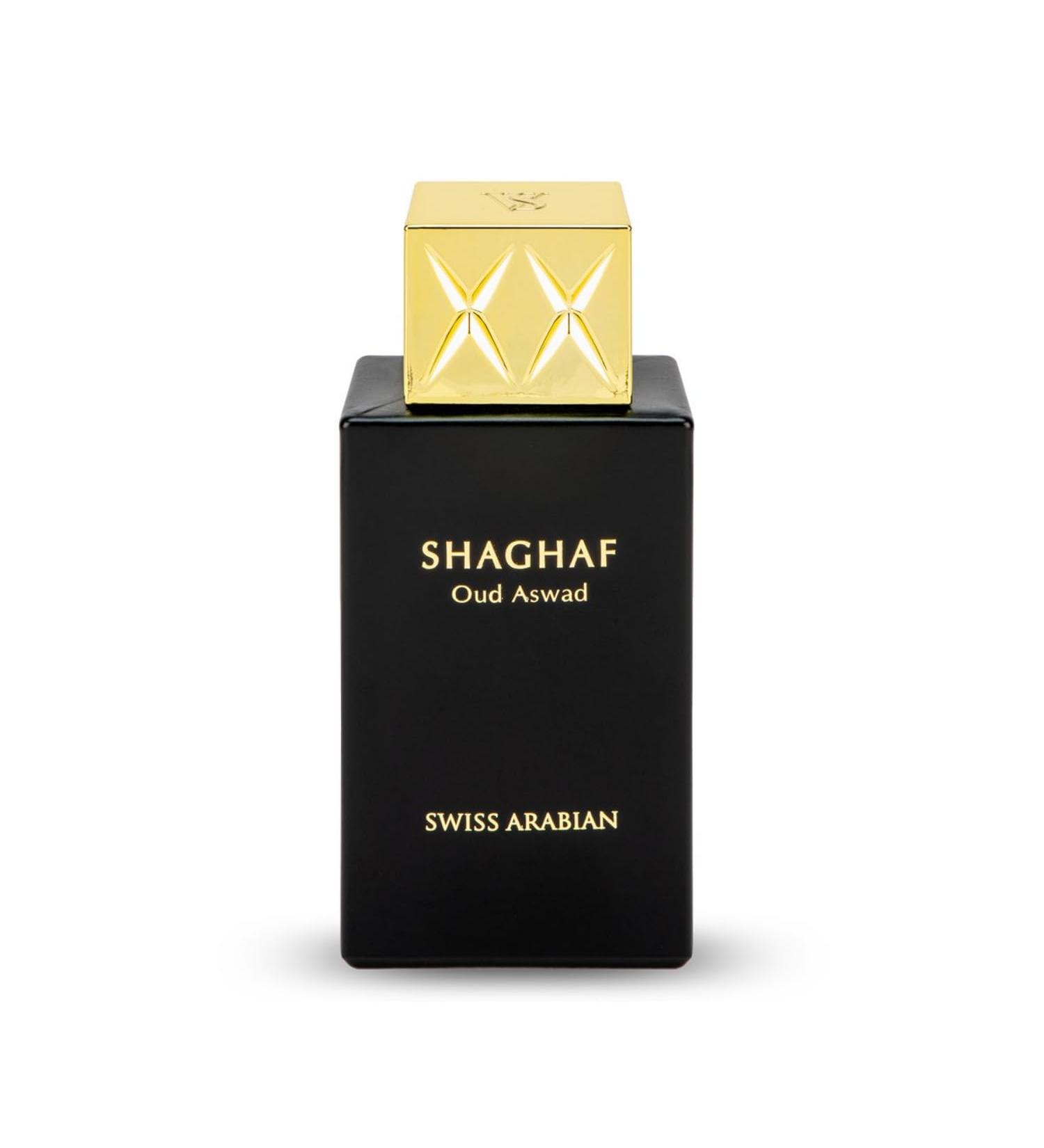 Swiss Arabian Shaghaf Oud Aswad - Luxury Products From Dubai - Long Lasting Personal EDP Spray Fragrance - A Seductive Signature Aroma - 2.5 Oz - Buy Online on GoSupps.com