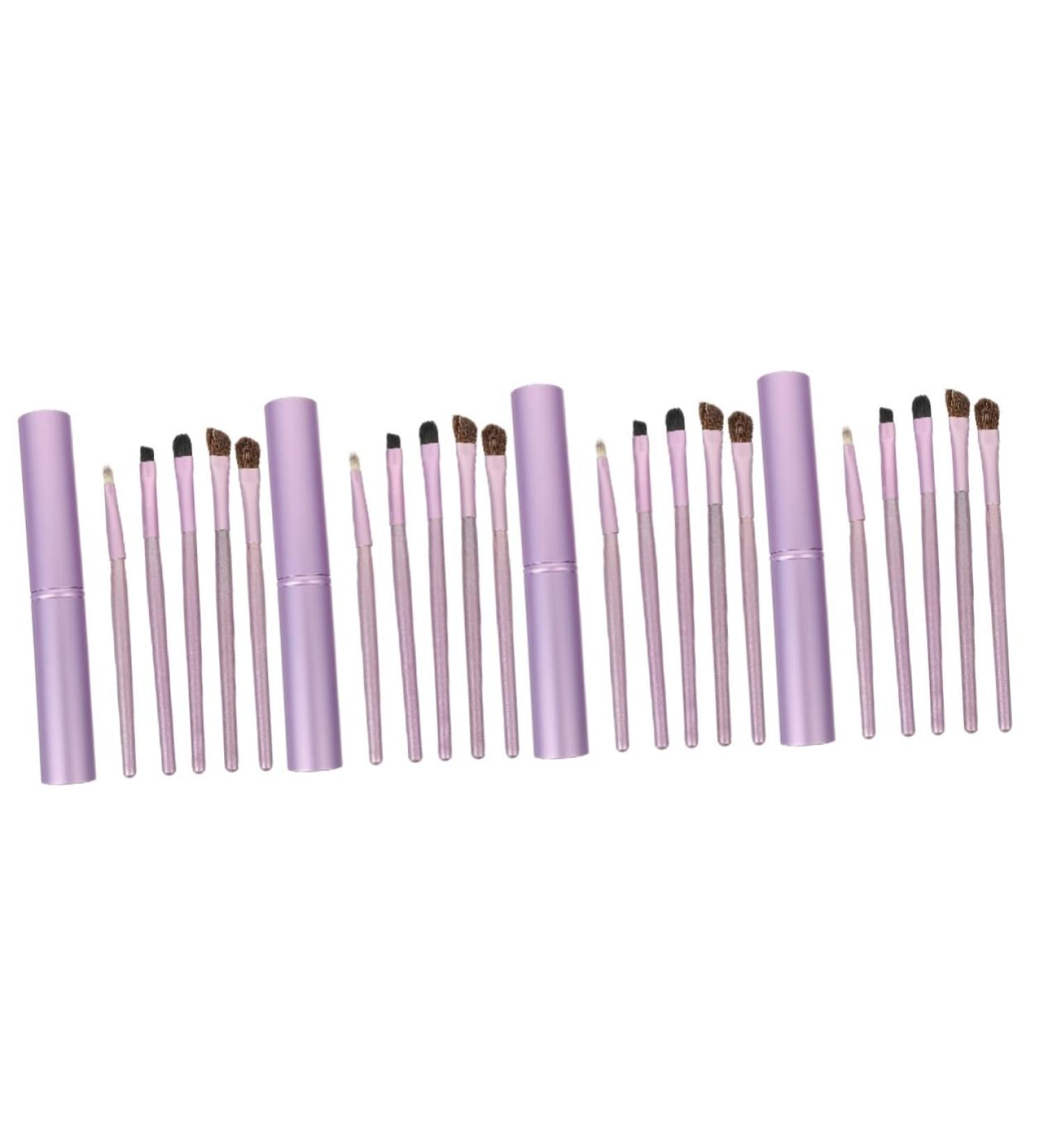 FRCOLOR 20 Pcs Horsehair Eyeshadow Brush Set - Travel-Friendly Makeup Brushes for Eyeshadow Powder & Lips - Buy Online on GoSupps.com