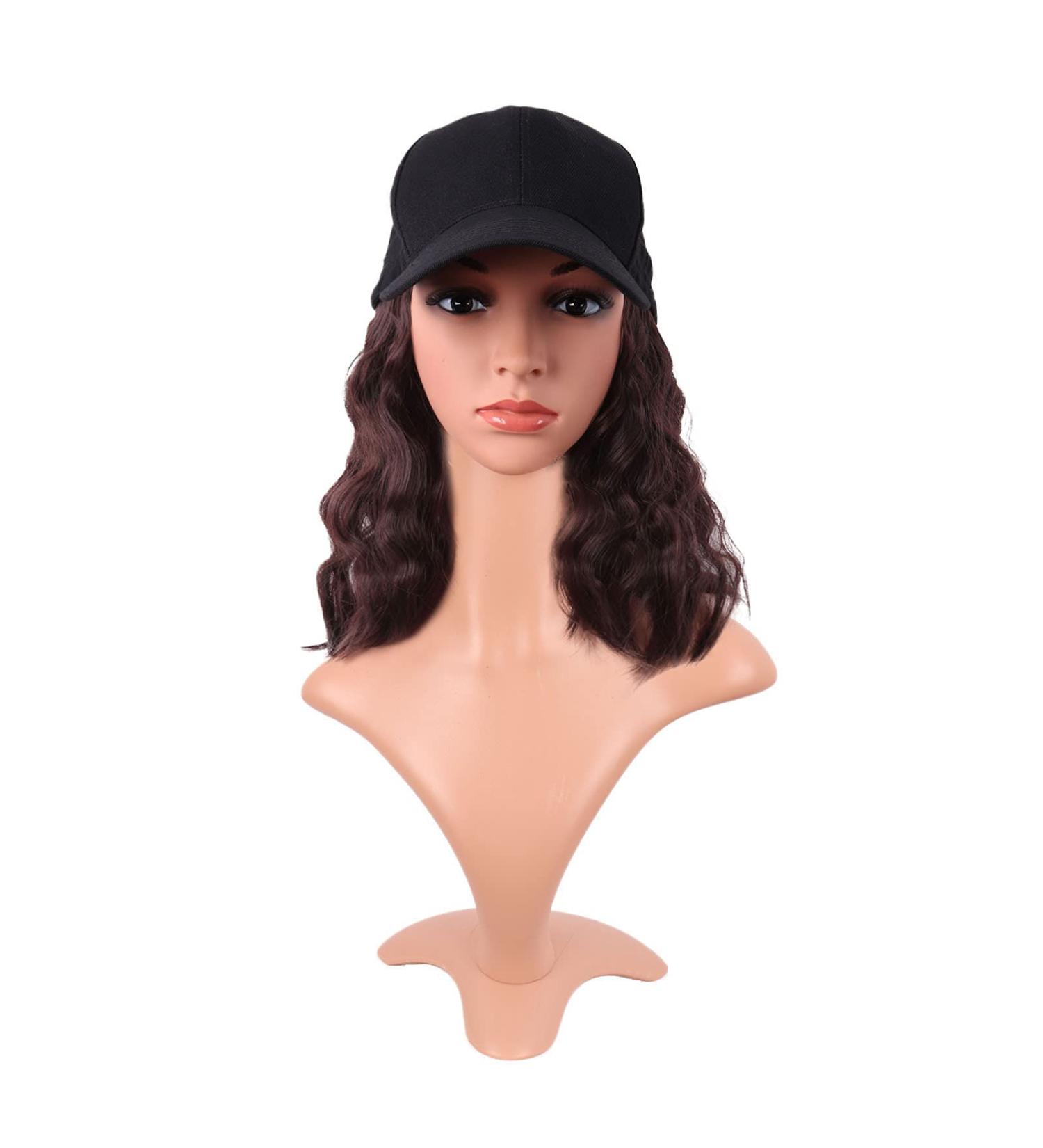 Buy Mapofbeauty 13 Adjustable Kinky Curly Bob Wig | Synthetic Dark Brown Hair | International Shipping Available - Buy Online on GoSupps.com