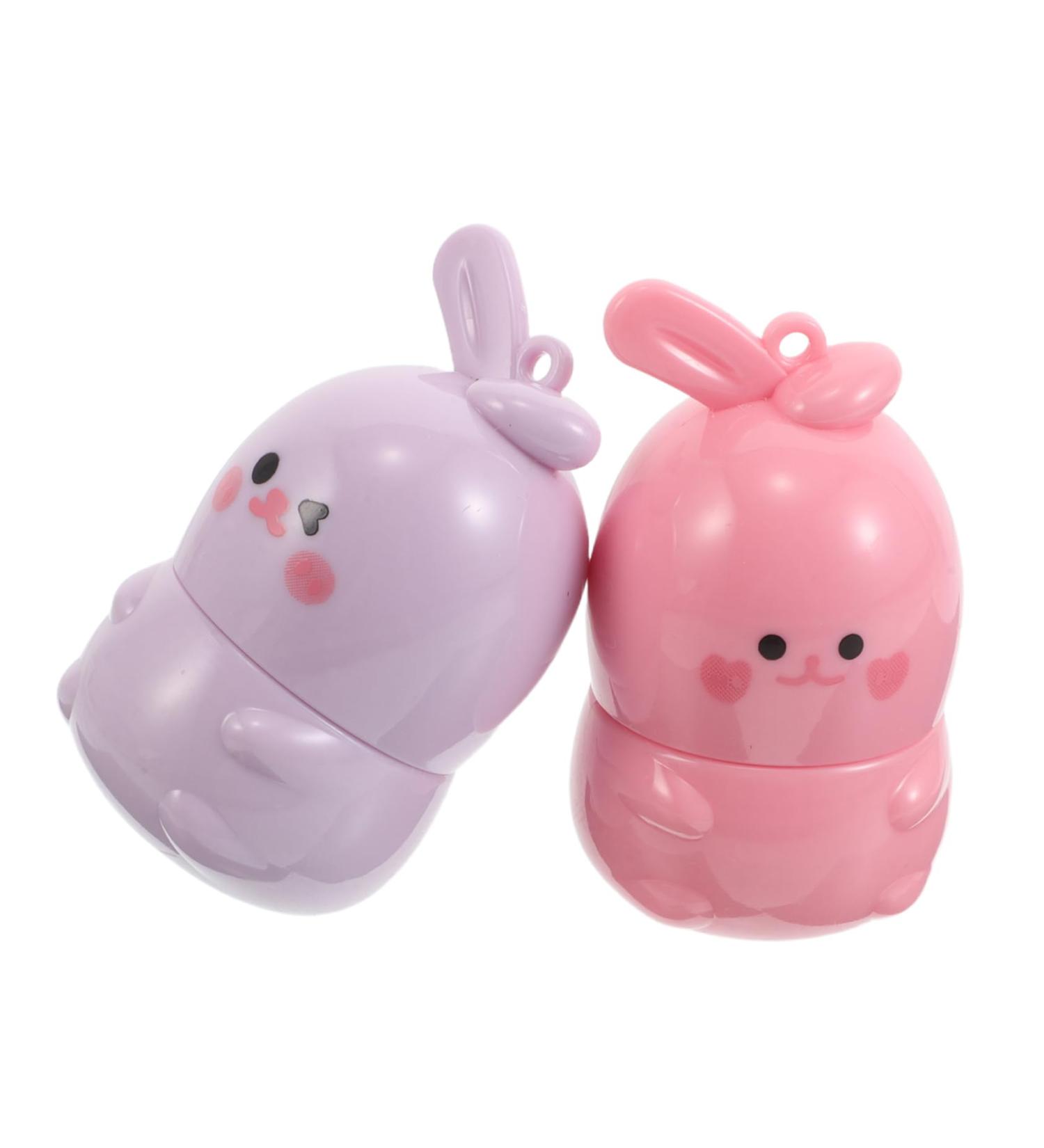 KAILIKETIY 2Pcs Cute Lip Balm Bunny Design Color Changing Moisturizing Lipstick Moisturizing Lip Care for Women Birthday Christmas Party Favors - Buy Online on GoSupps.com