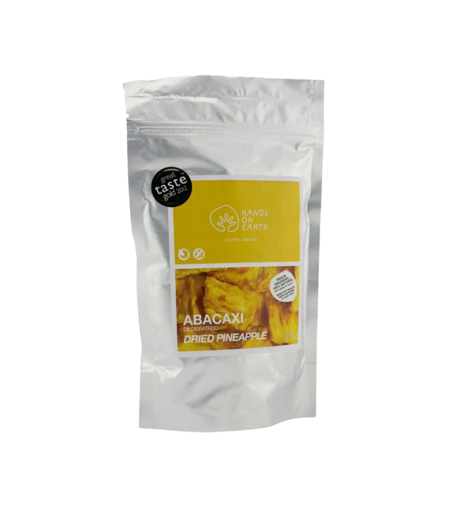 Hands on Earth Dried Pineapple Bag Great Taste Winner 1 Star 50 g - Buy Online on GoSupps.com