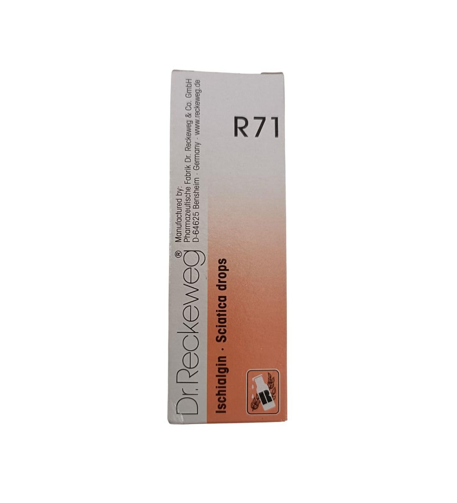 Buy 2 LOT Dr. Reckeweg R71 Sciatica Drops - Homeopathic Medicine for Pain Relief - International Shipping Available - Buy Online on GoSupps.com