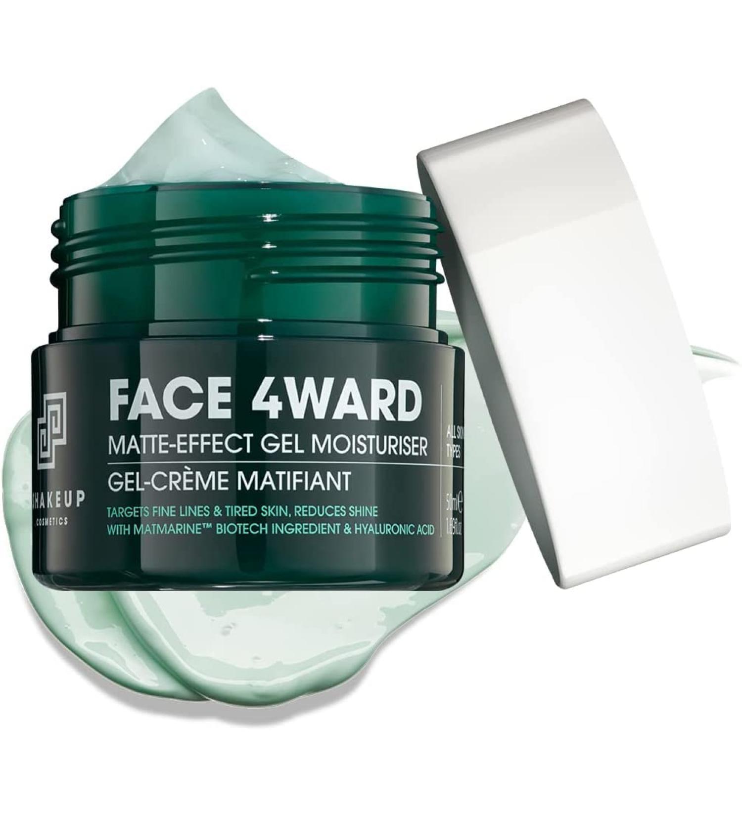 Shakeup Men's Moisturiser Gel - Lightweight Non-Greasy Matte Finish Reduces Shine Vegan Skincare with Matmarine & Hyaluronic Acid 50ml - Buy Online on GoSupps.com