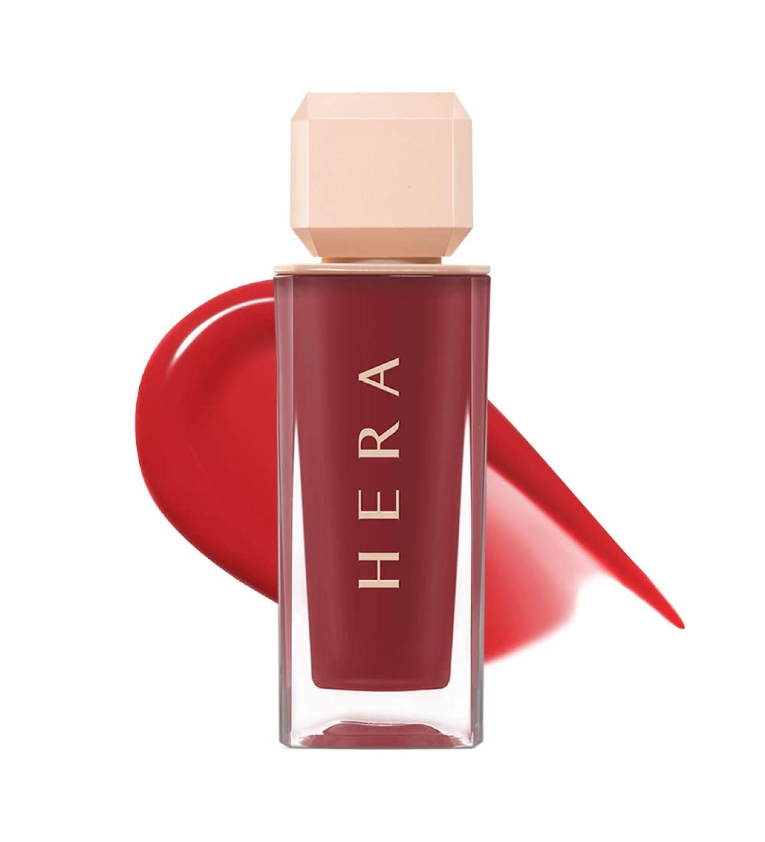 Hera Lip Gloss - Sensual Spicy Nude Gloss Korean Makeup by Amorepacific  (5g) - Jennie's Pick - 382 Red Lie