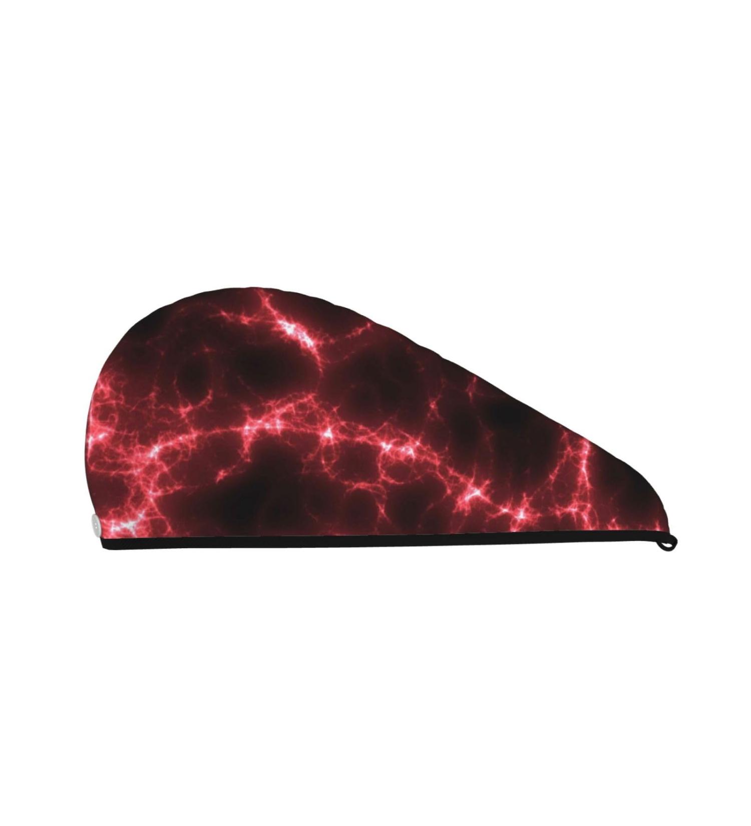 Red Line Microfiber Hair Towel - Super Absorbent Coral Velvet Wrap for Long Curly & Thick Hair | Quick Dry for Women - Buy Online on GoSupps.com
