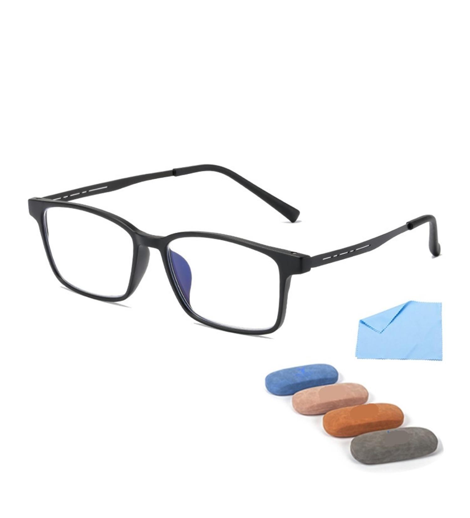 Shop Iynwbjts TR9912 Men's Anti Blue Light Reading Glasses - Retro Square Frame High Definition Medium-Aged & Older Sand Black - International Shipping Available - Buy Online on GoSupps.com