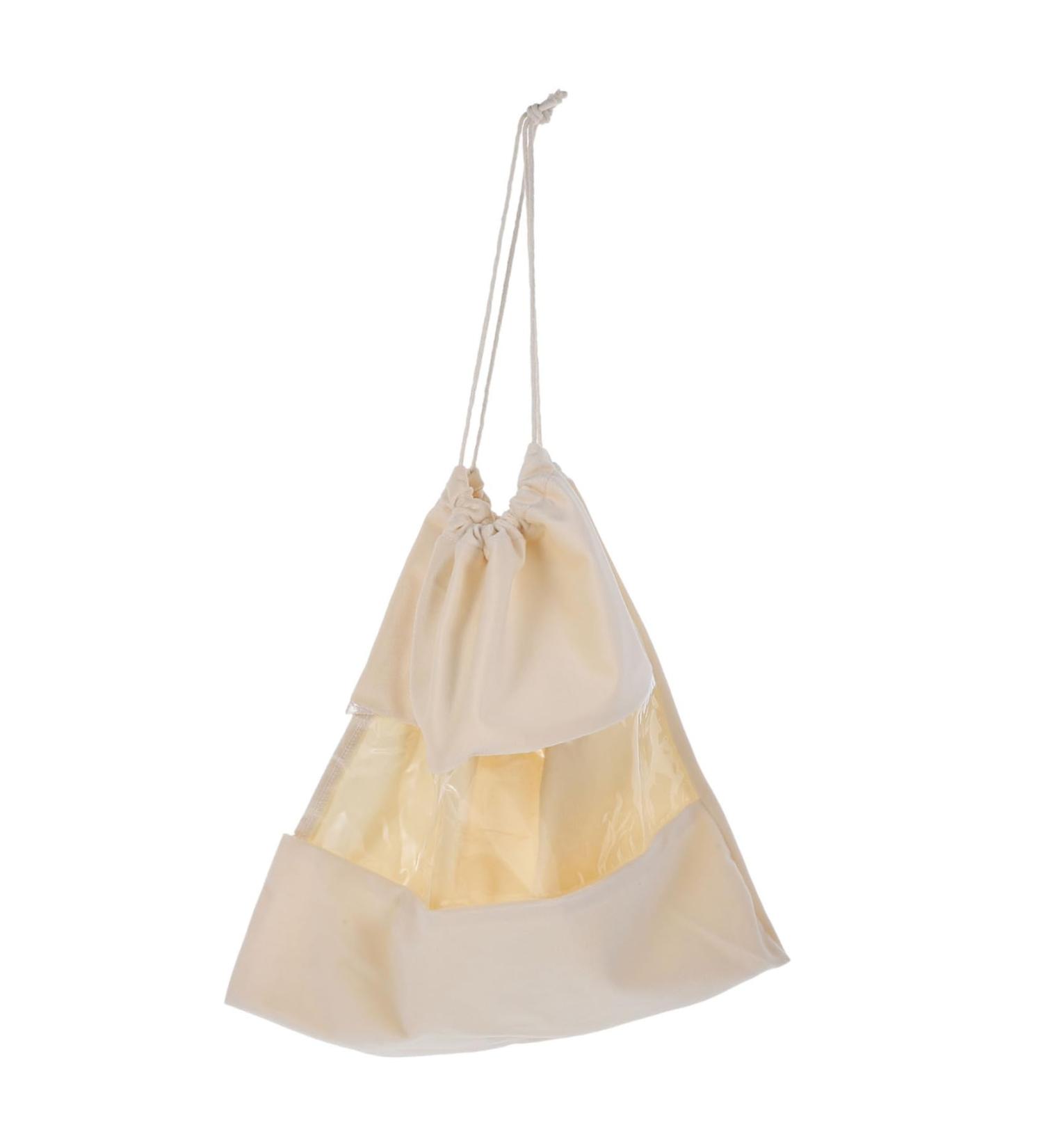 Ipetboom Hair Dryer Storage Bag Storage Bag Organizer Drawstring Pouch Outdoor Hair Dryer Bags Universal 32x28x0.6cm Beige - Buy Online on GoSupps.com