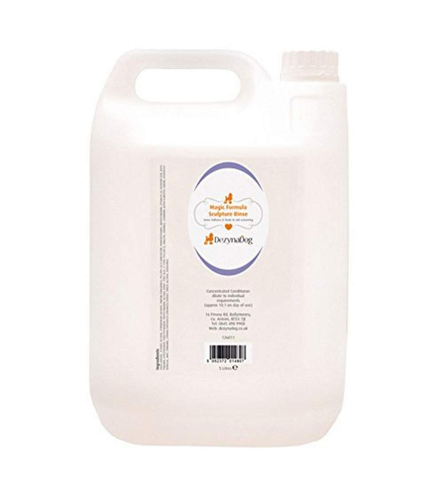 DezynaDog Magic Formula Sculpture Rinse Pet Conditioner 5 Litre 5 l (Pack of 1)