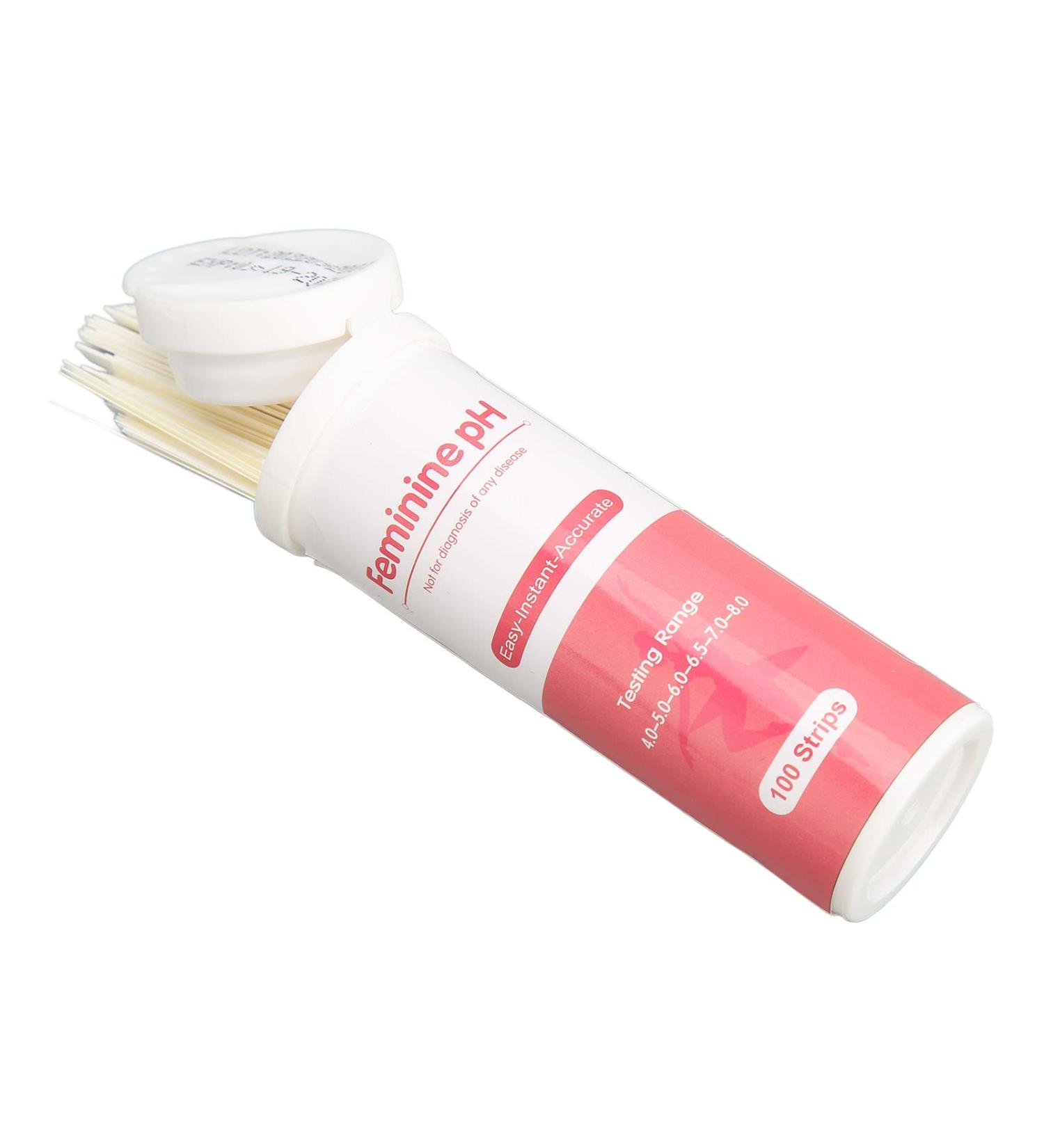 100pcs Urine Test Strips for Vaginal pH | Accurate Intimate Health Monitoring & Prevention - Buy Online on GoSupps.com
