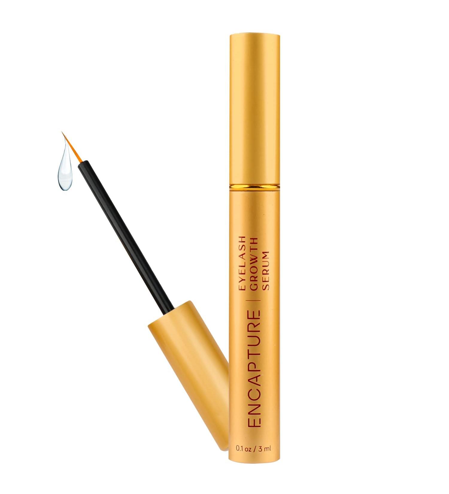 Encapture Eyelash & Eyebrow Growth Serum - Advanced Formula for Fuller, Thicker, Longer Lashes & Brows - Effective Lash Boost Serum for Men & Women - Buy Online on GoSupps.com