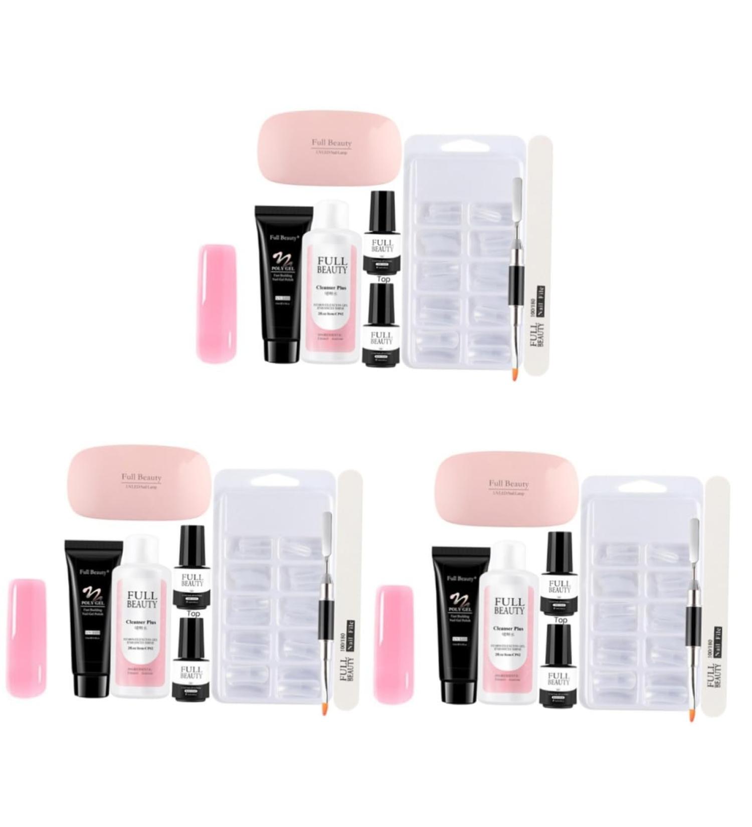 DOITOOL 3 Sets Manicure Tools Set Pro Tools Manicure Tools Professional Manicure Kit Manicure Lamp Nail Polish Kits Nail Tools Nail Gel Polish Nail Extension Tips Decorate Cosmetic Plastic - Buy Online on GoSupps.com