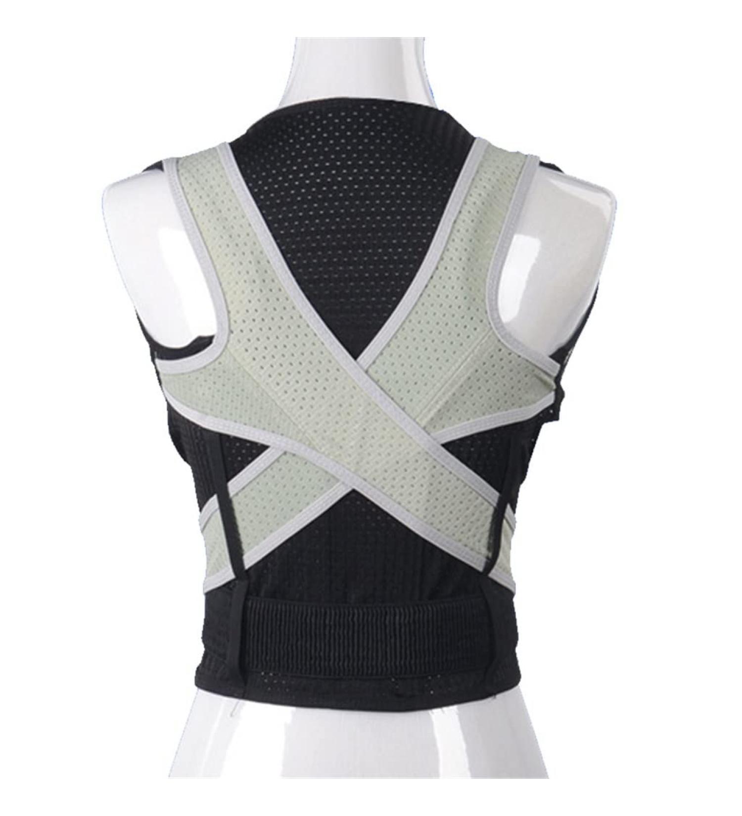 Adults Children Posture Corrector Back Shoulder Brace Support Kyphosis Spine Straight Corset Belt Orthoped Back Pain Relief Black Small - Buy Online on GoSupps.com