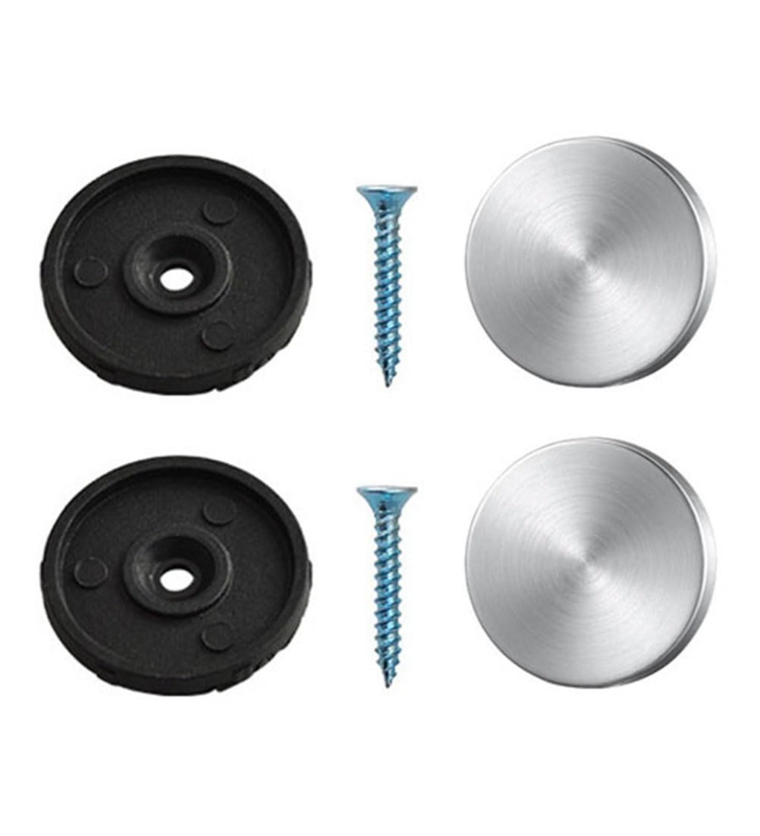 MABSSI Stainless Steel Mirror Nail Decorative Cap Advertising Nail Screw Cap Cap Acrylic Fixed Glass Replacement - Buy Online on GoSupps.com