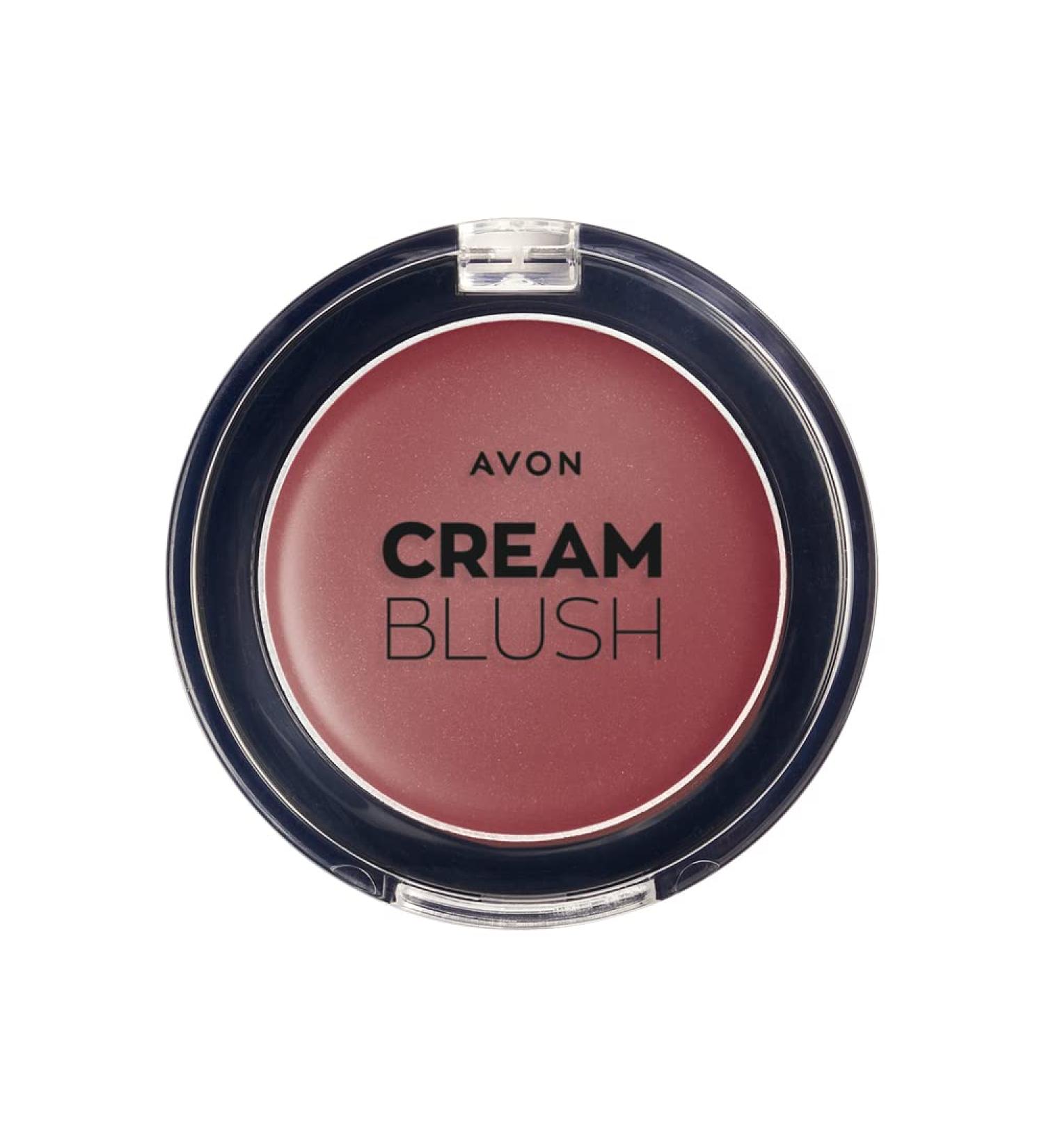 Avon Soft Plum Cream Blush - Lightweight & Easy-to-Blend Formula for Natural Sheer Color - Buy Online on GoSupps.com