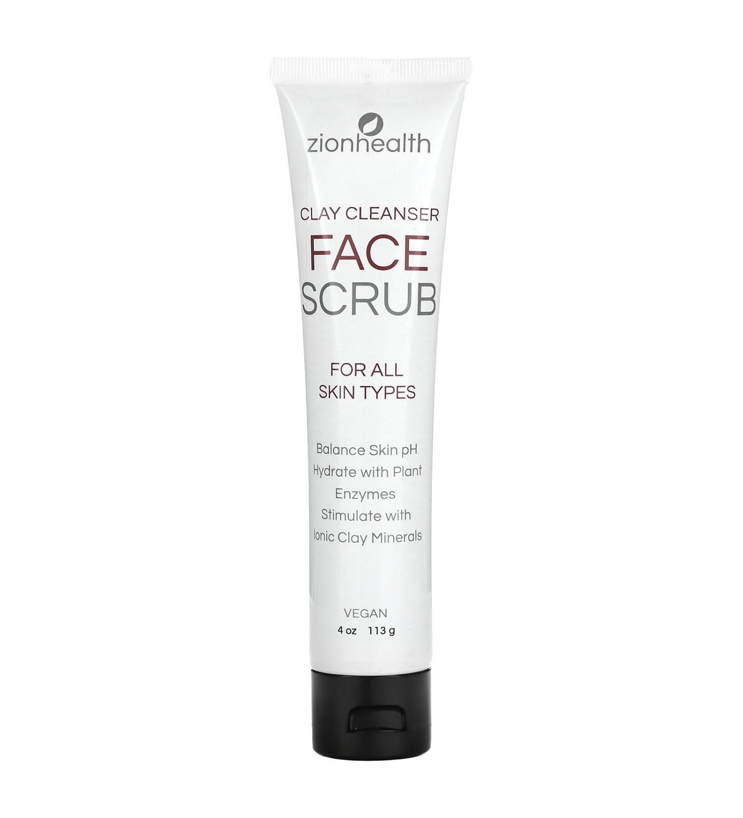 Adama Face Scrub Zion Health 4 oz Tube