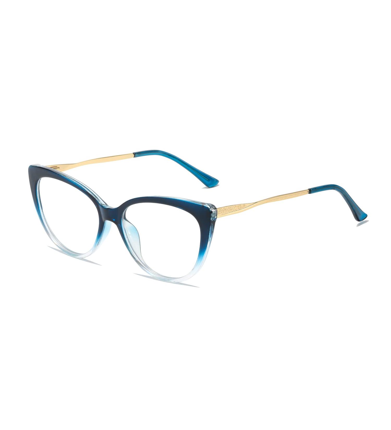 Shop Ljczka Vintage Cat Eye Blue Light Filter Glasses for Women - Metal Frame Gradient Color Anti-Fog - Buy Online on GoSupps.com