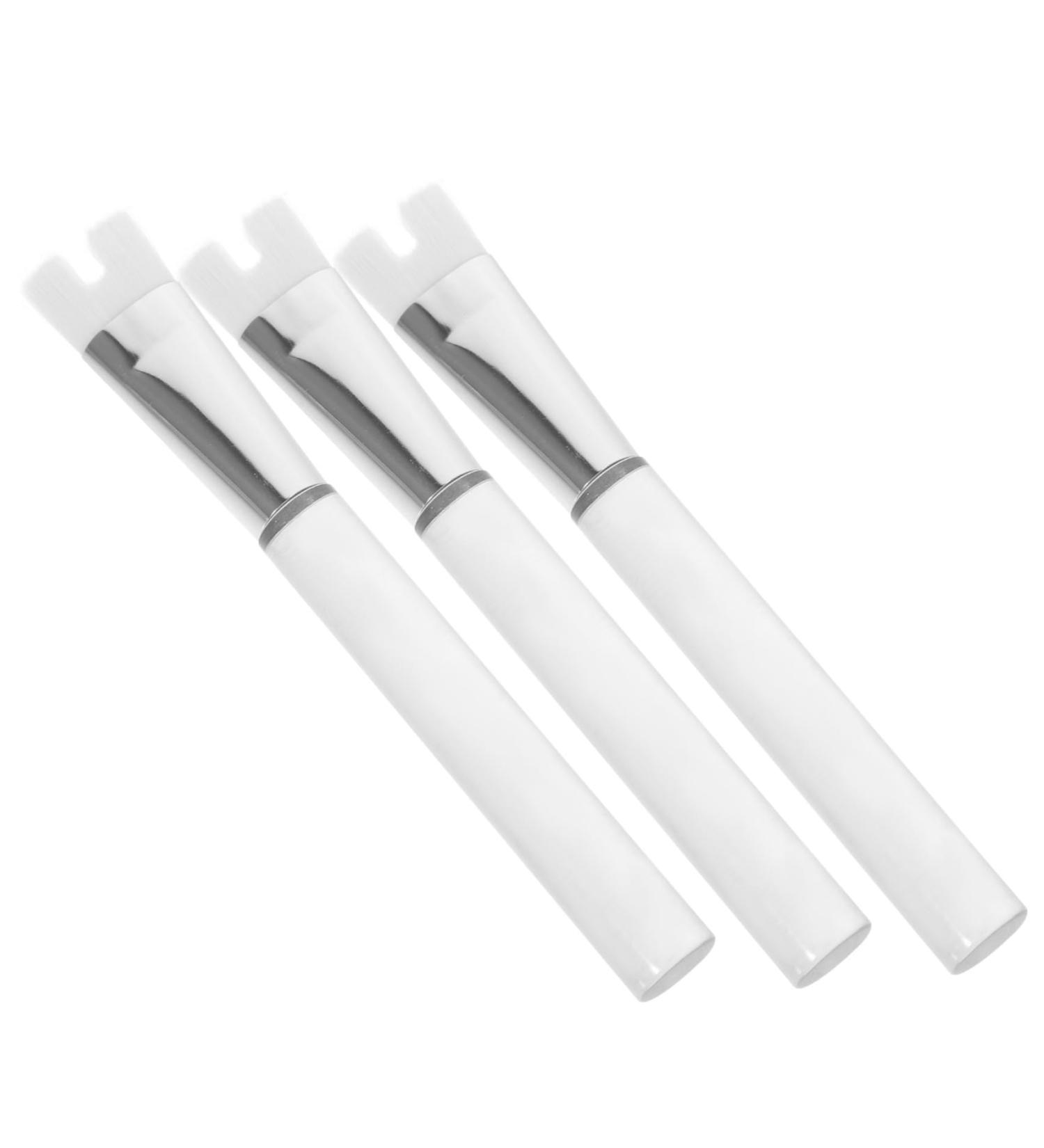 LALADEFIEE 3pcs Nose Shadow Highlighter Brush Makeup Eye Nose Contour For Nose Makeup Nose for Women Nylon 12.30X1.90X1.10CM As Shown - Buy Online on GoSupps.com