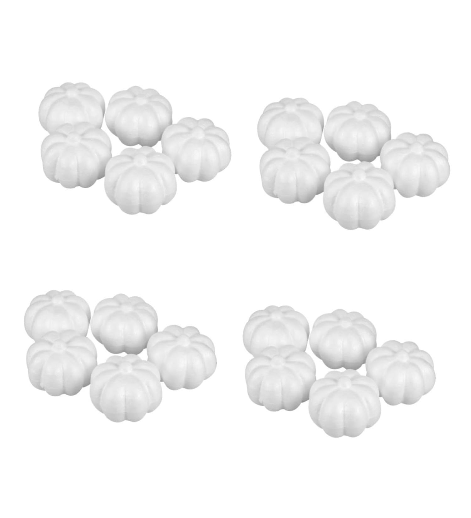 Alipis 20 Pcs Thanksgiving Day Decoration Pumpkin Decoration Pumpkin Photography Props White Pumpkins Simulation Mini Pumpkin Simulation Pumpkin Prop Fruit Crafts Foam Ball Decorate - Buy Online on GoSupps.com