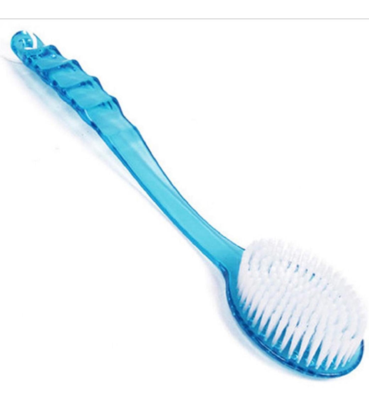 Buy Bodhi2000 Long Handle Massage Brush - Body Bath Shower Back Massager in Blue | Best Skin Cleaning Tool for All Skin Types - Buy Online on GoSupps.com