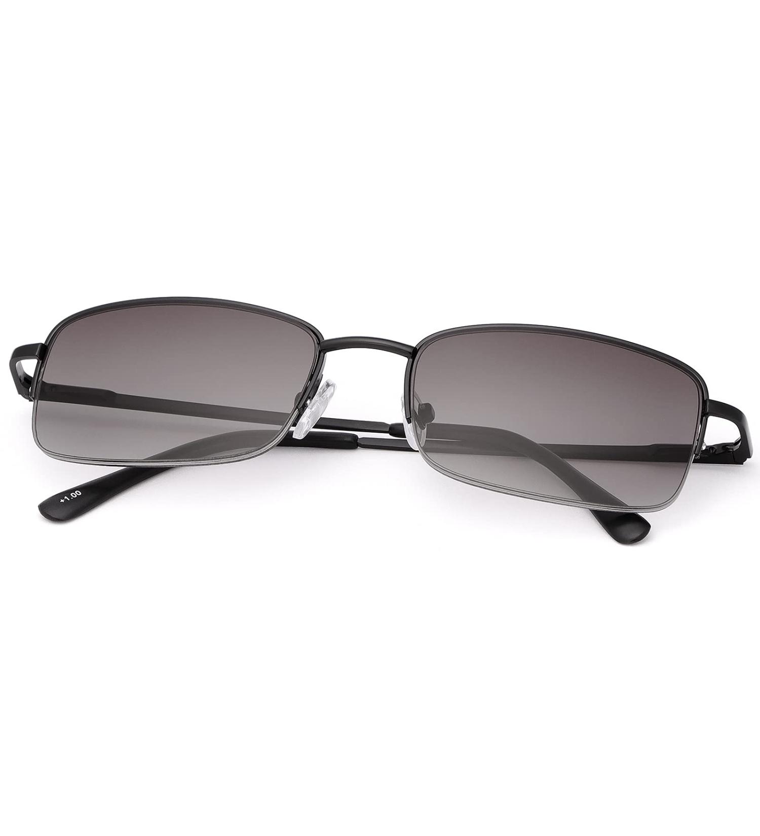 Buy Women Men Full Tinted Reading Glasses - UV400 Sun Protection Blue Light Filter Spring Hinges Non Bifocal 3.5 Diopters | Shipping Worldwide - Buy Online on GoSupps.com