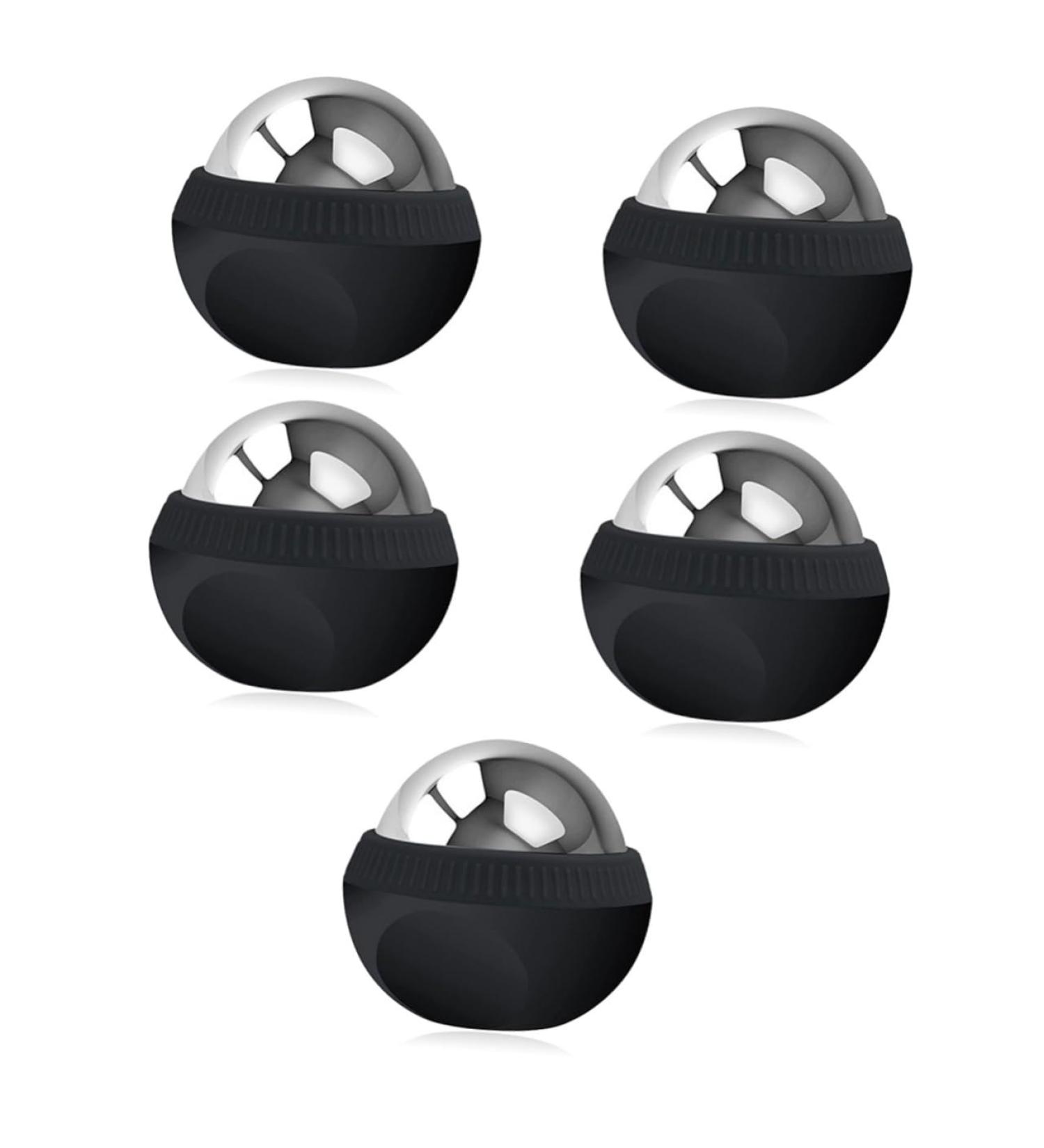 Healeved 5-Stainless Steel Massage Ball | Manual Body & Foot Massage Device | Cold Roller for Fitness & Relaxation - Buy Online on GoSupps.com