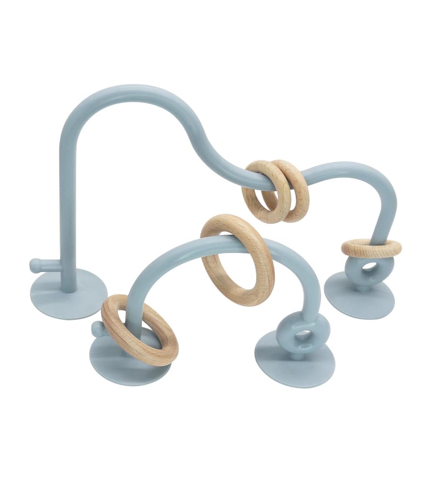 Pandaear Baby Toys | Wooden & Silicone Developmental Toys for 0-6 Months | Ideal Baby Gifts & Bite Ring Toys - Buy Online on GoSupps.com