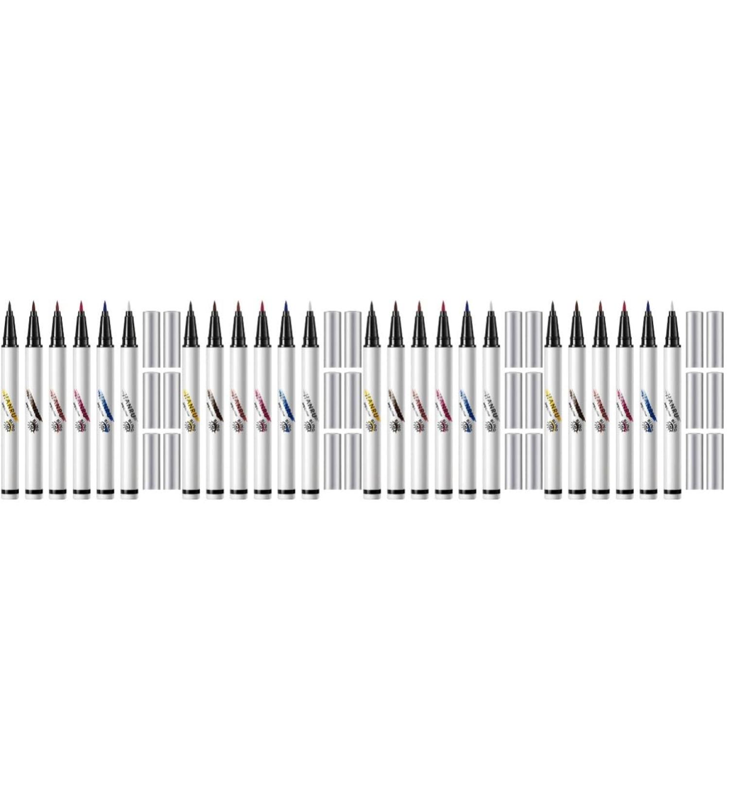 NOLITOY 24 Pcs Liquid Eyeliner Eye Liner Pencils Colored Eyeliner Pencils Eye Liners Miss Seal Abs Girl - Buy Online on GoSupps.com