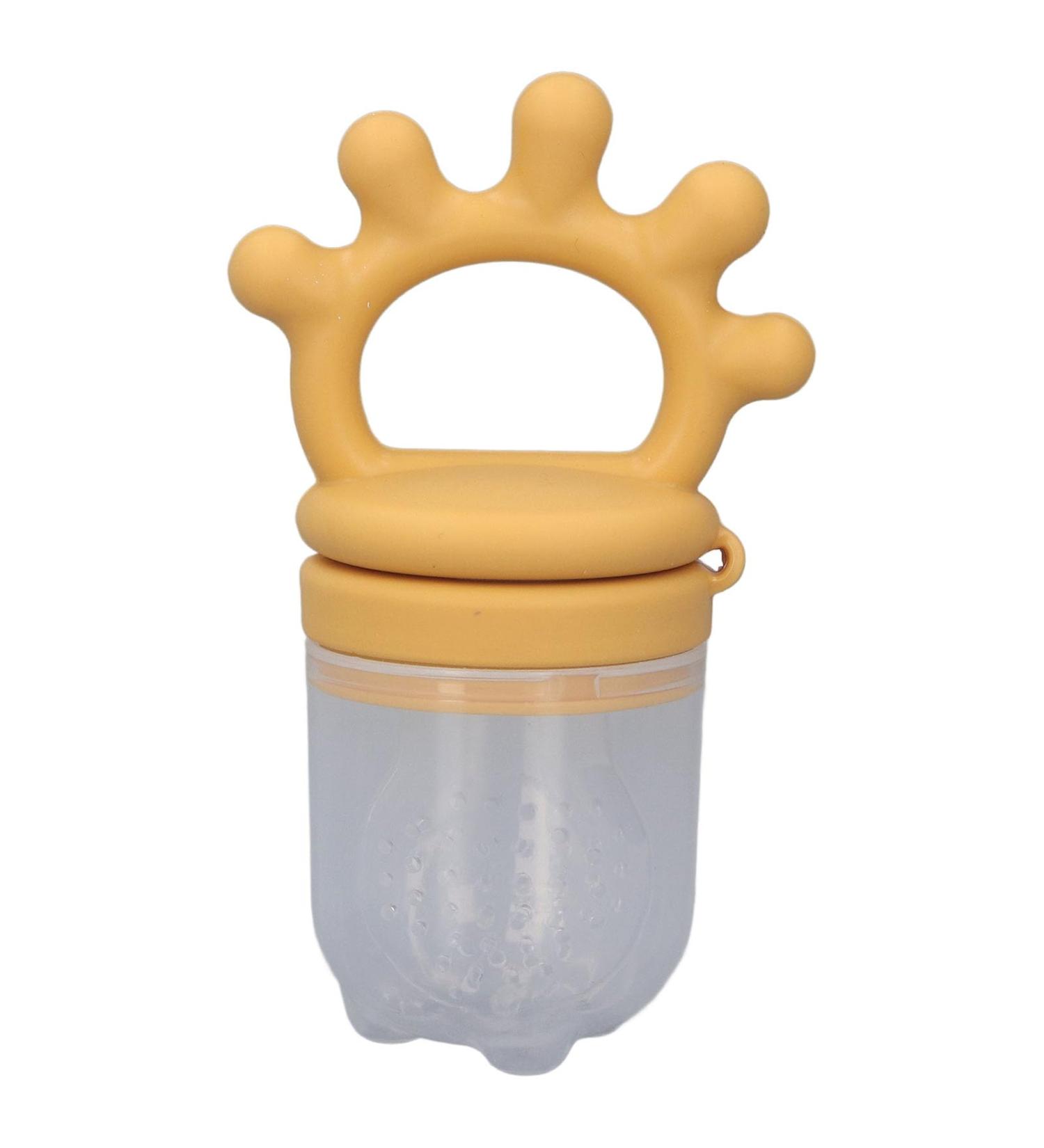 Baby Fruit Food Dispenser & Teether - Silicone Feeding Accessories for Toddlers (Ginger) | International Shipping Available - Buy Online on GoSupps.com