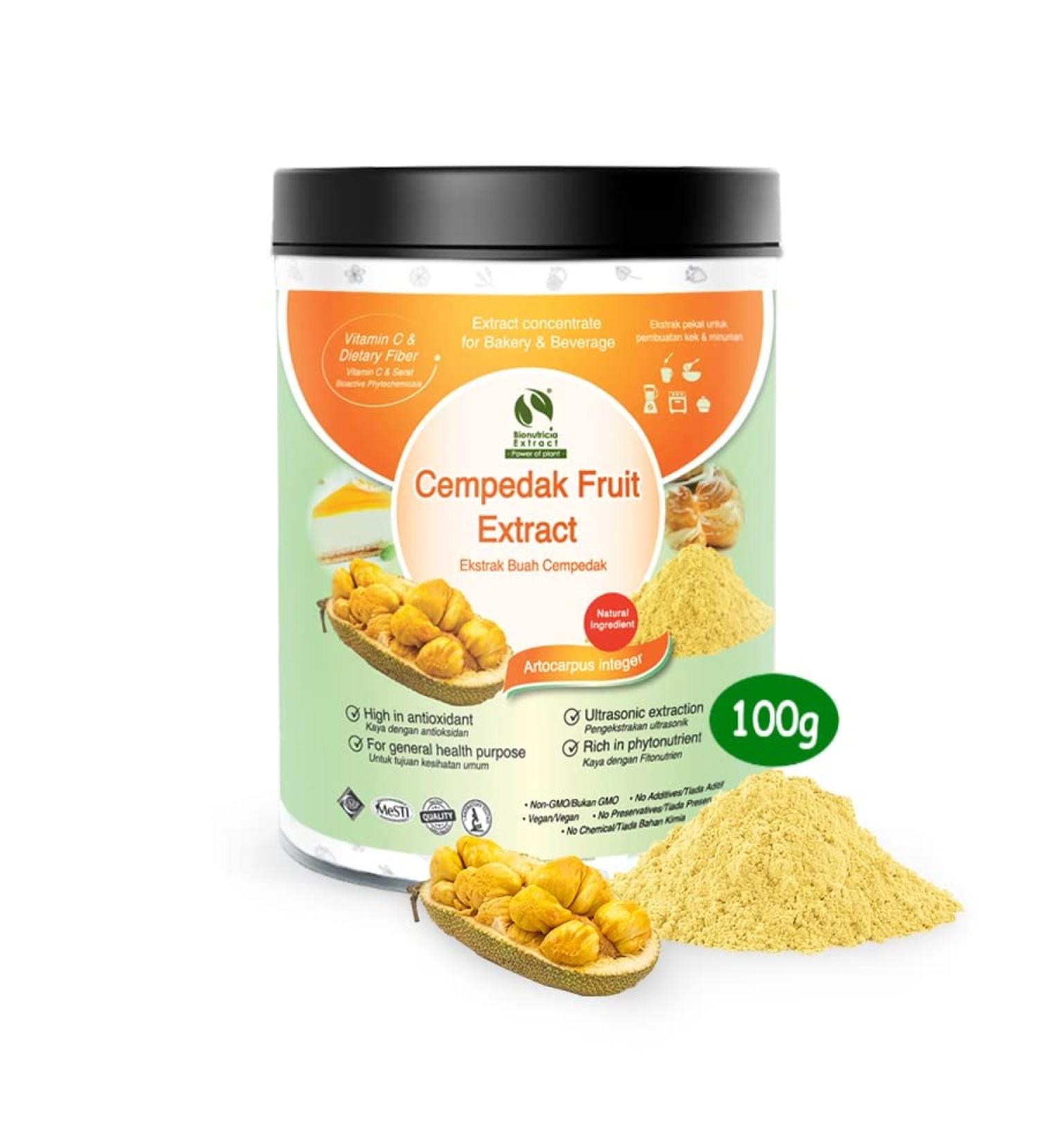 8x Cempedak (Artocarpus integer) Standardized Extract Powder 100g - Buy Online on GoSupps.com
