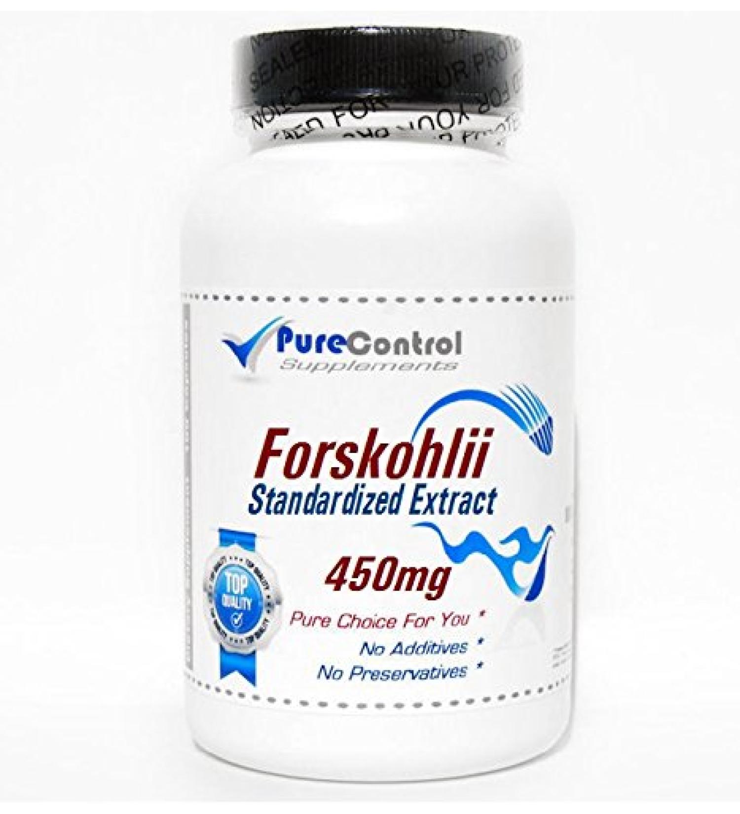 Forskohlii Standardized Extract 450mg // 180 Capsules // Pure // by PureControl Supplements