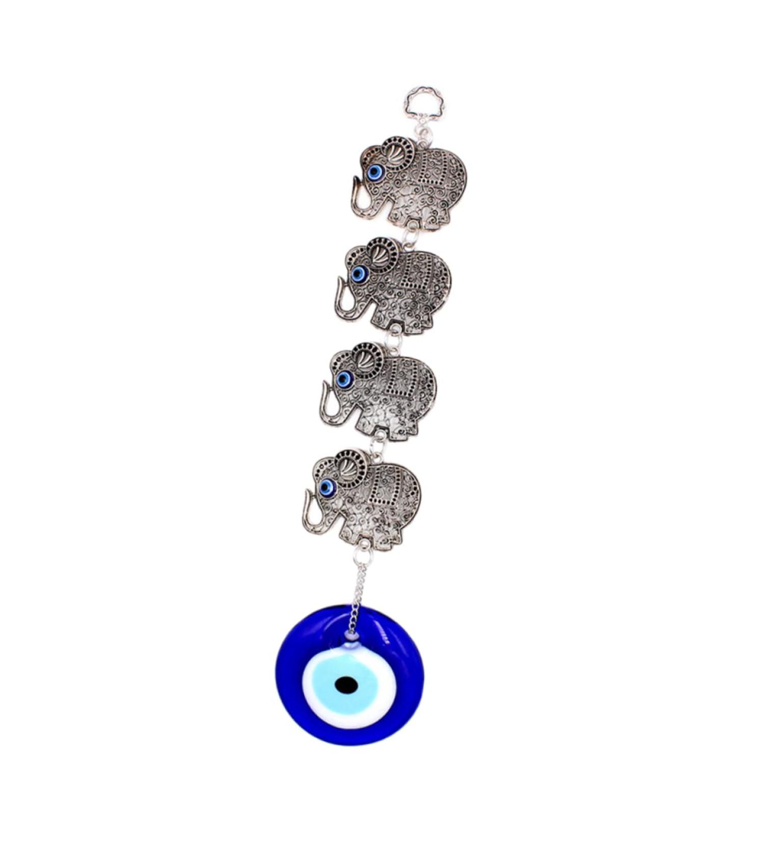 Holibanna Elephant Pendant Ornaments Car Decorations Amulet Wall Hanging Pendant Wall Hanging Crafts Devil Eye - Buy Online on GoSupps.com