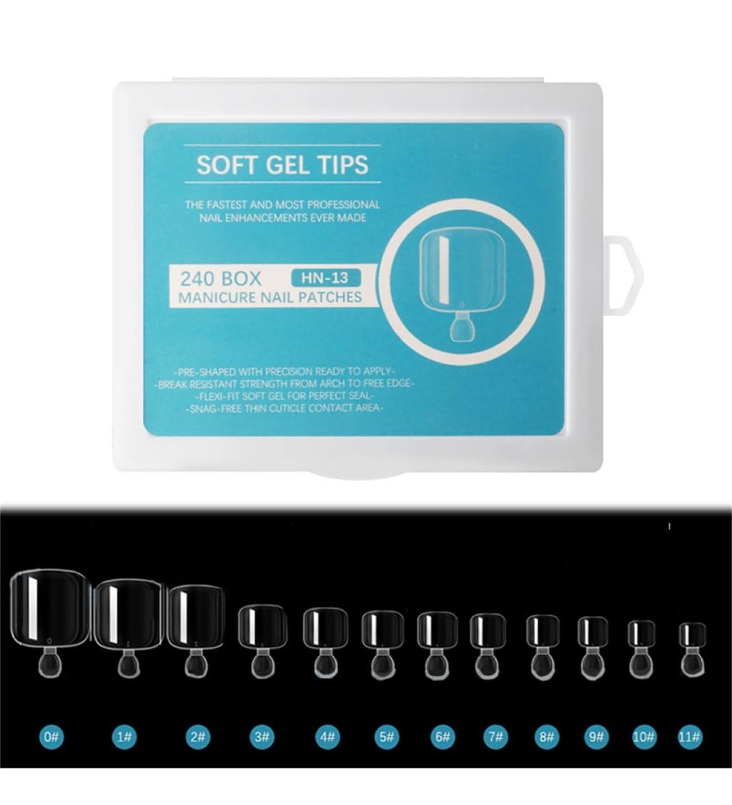 240x False Fake Artificial Toe Nails Tips French Foot Tips Professional Nail Art Decor Full Cover Toenails Manicure - Buy Online on GoSupps.com