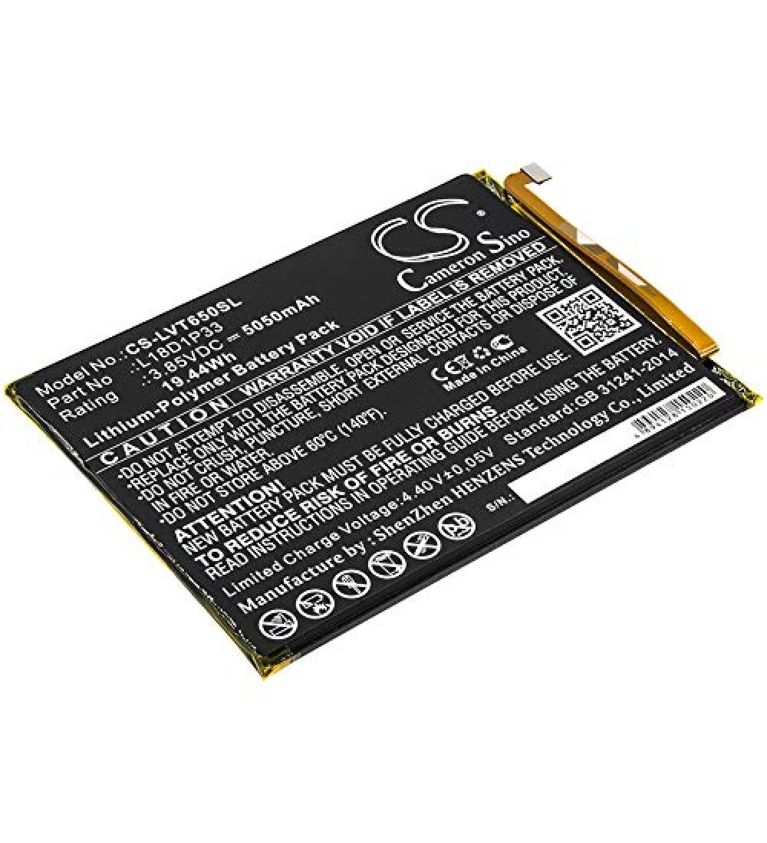 Buy 5050mAh Replacement Battery for L18D1P33 PB-6505M & Tab V7 - Fast International Shipping - Buy Online on GoSupps.com
