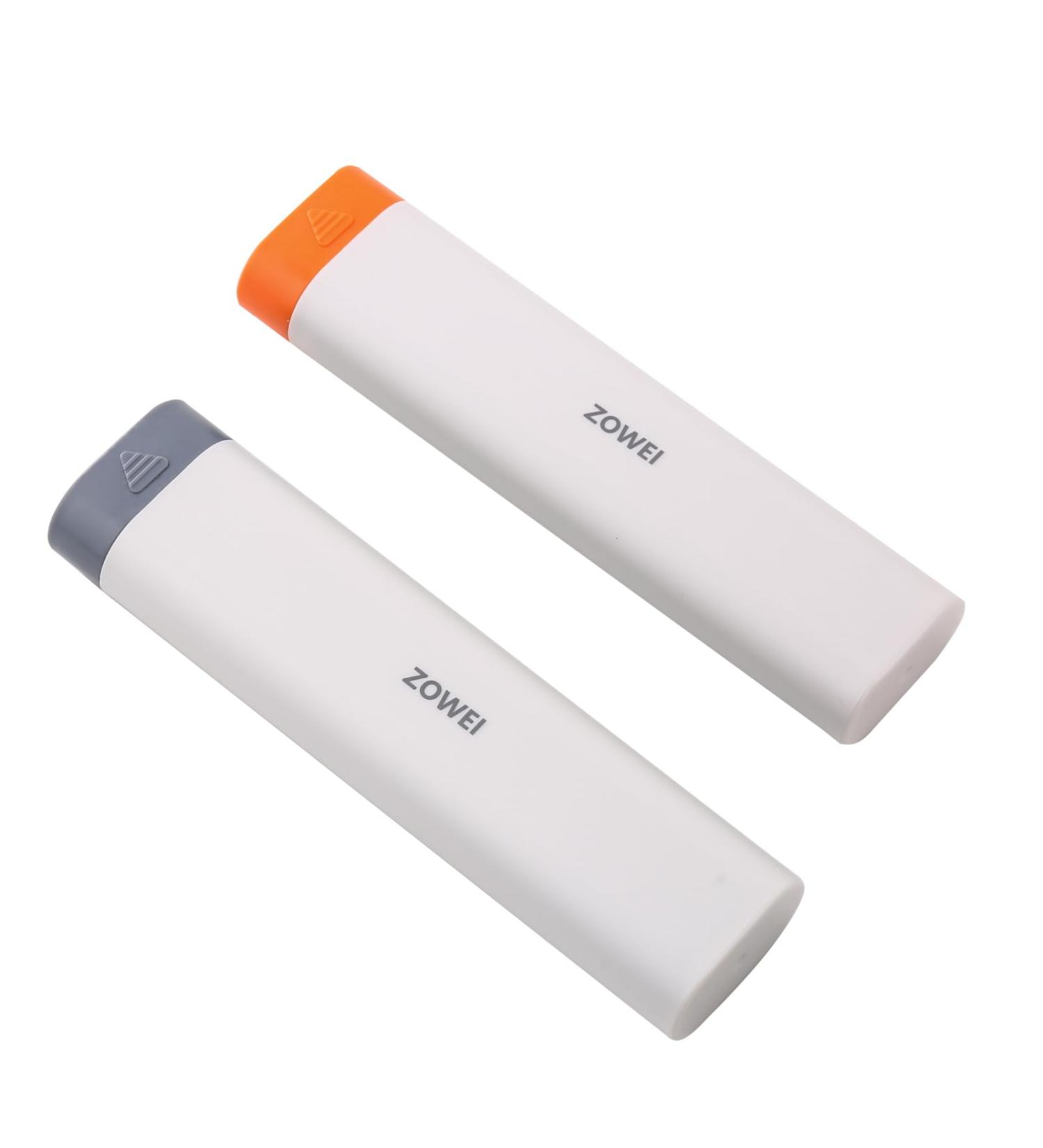 Optimized 7-Grid Pill Box for Vitamins & Medication - Portable Tablet Organizer in Orange & Gray - Buy Online on GoSupps.com