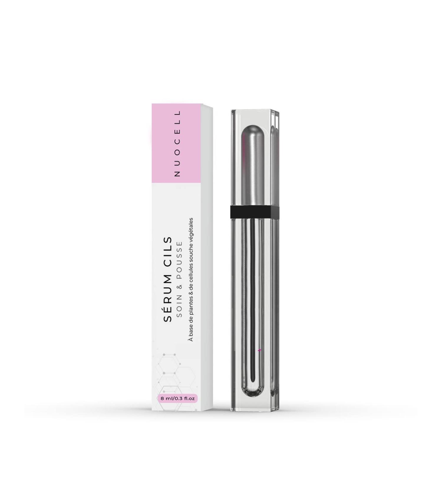 NuoCell | Eyelash Serum with Plant Stem Cells | Growth Booster for Thicker Darker and Longer Eyelashes | Eyelash Growth Facial Treatment | Organic & Vegan Formula | 8 ml - Buy Online on GoSupps.com